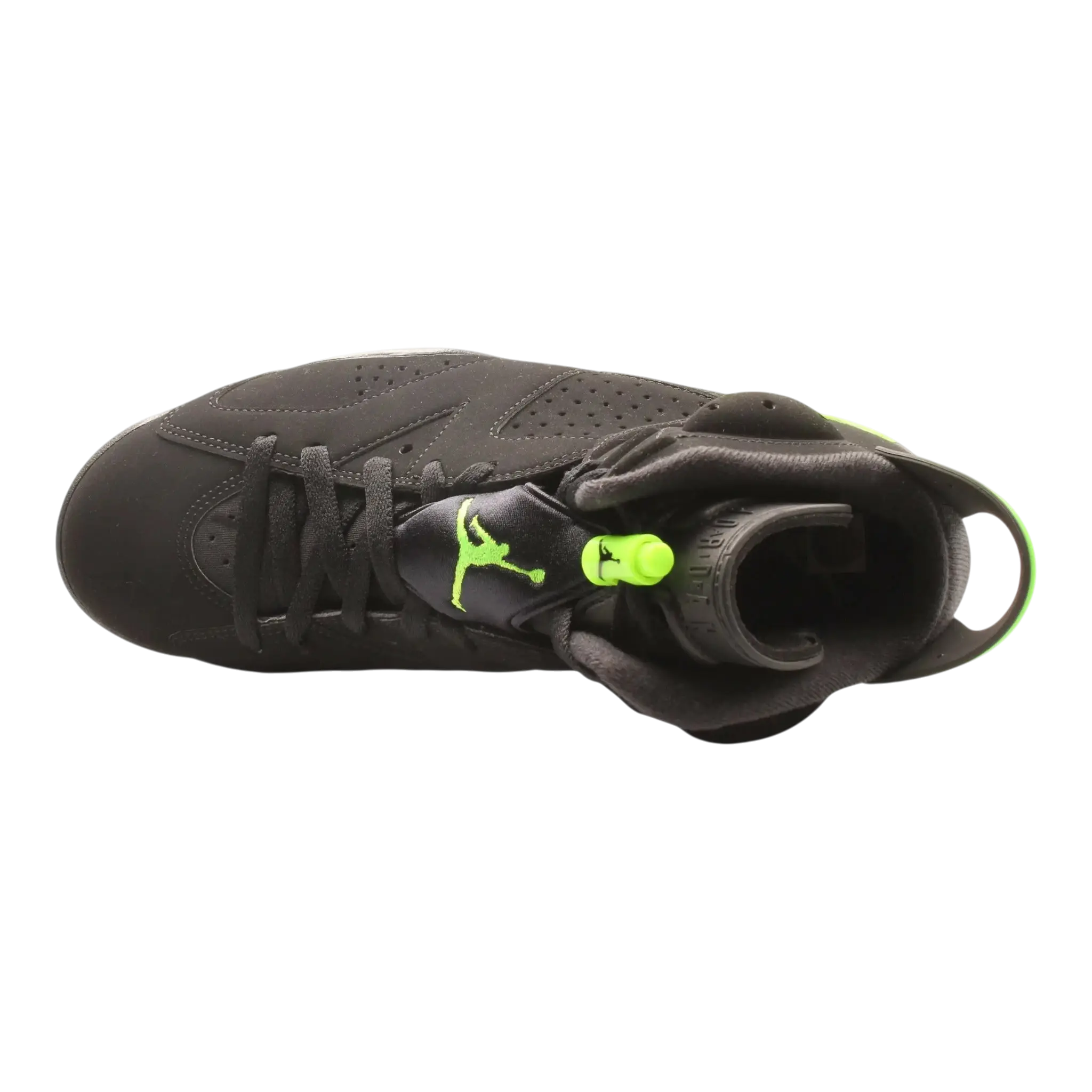 Jordan Air Jordan 6 Retro Men Basketball Sneakers Black/Electric Green - Image 3