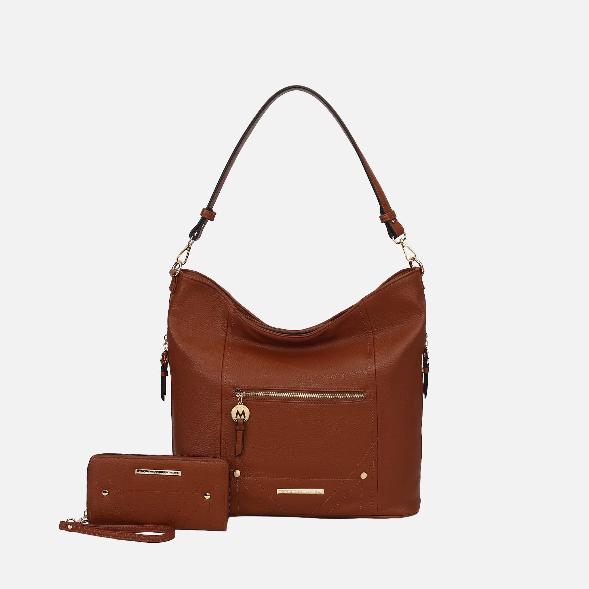 Jordina 2 PCS Shoulder Bag with Matching Wallet - Image 12