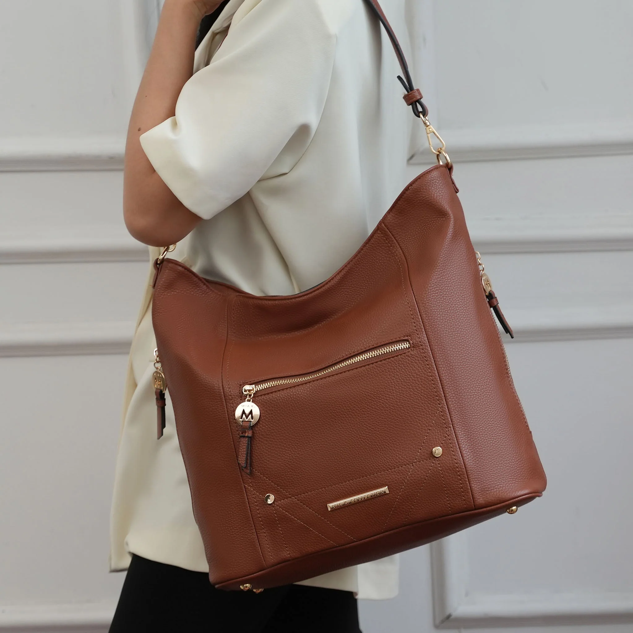 Jordina 2 PCS Shoulder Bag with Matching Wallet - Image 2