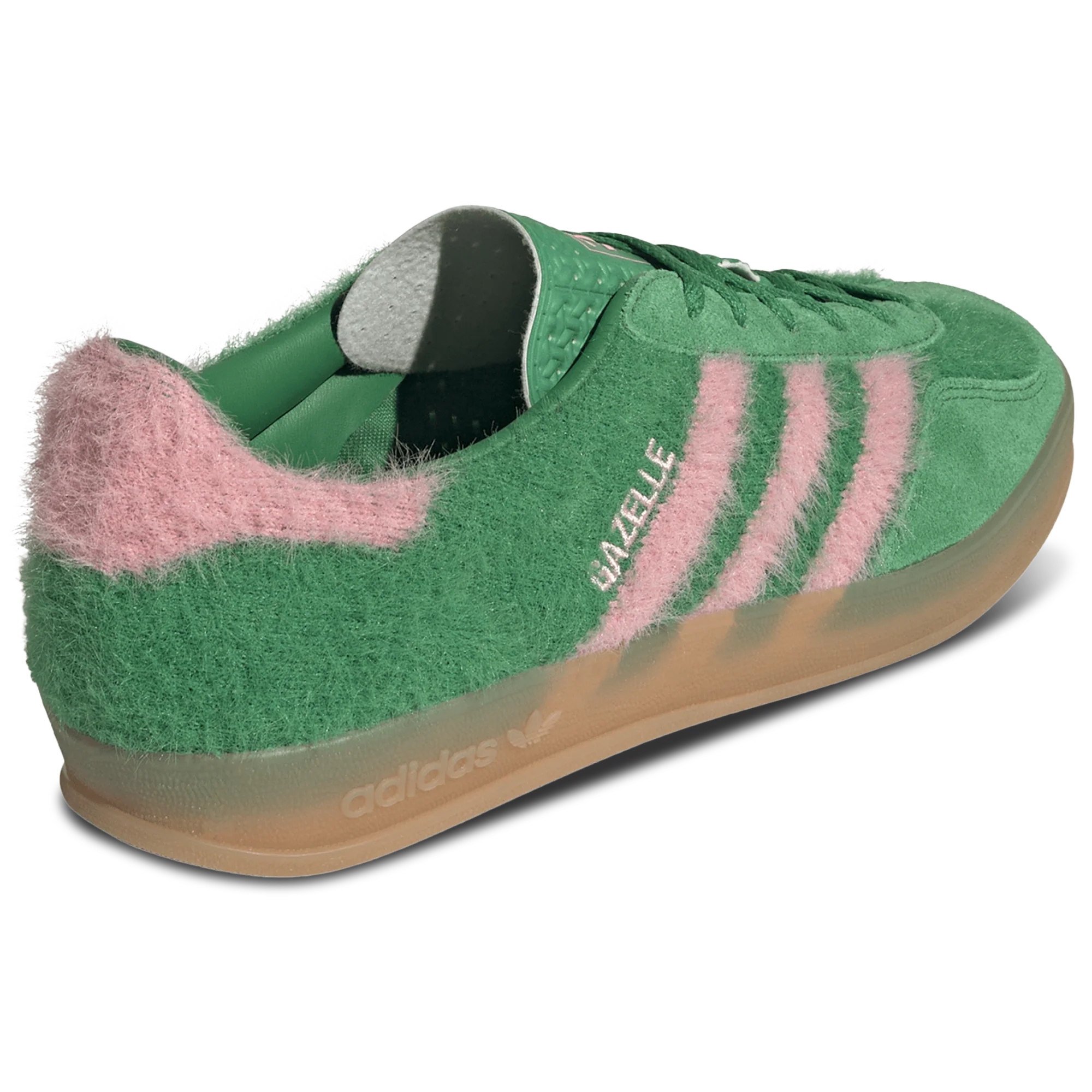 [jp8342] Womens adidas Gazelle Indoor 'green Glow Pink' - Image 3