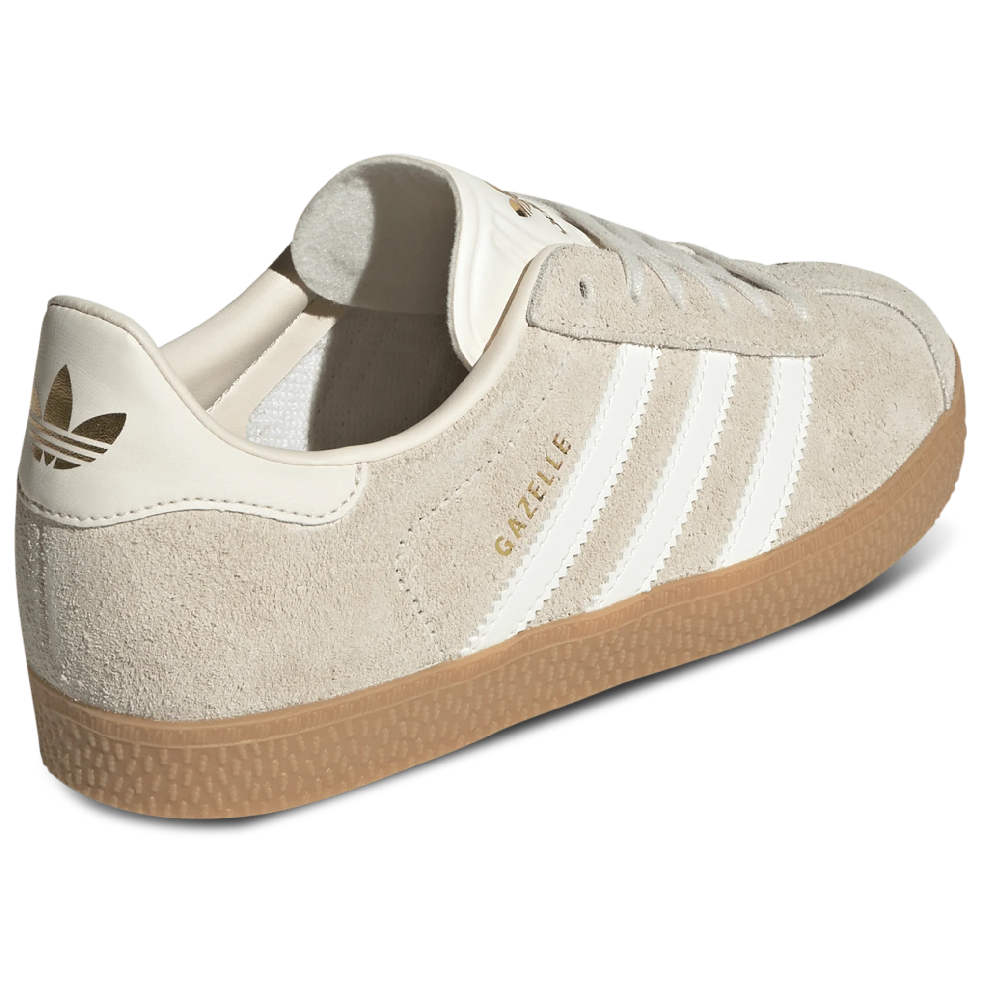 [JQ5535] Youth adidas Originals Gazelle 'Wonder White Gum' - Image 3