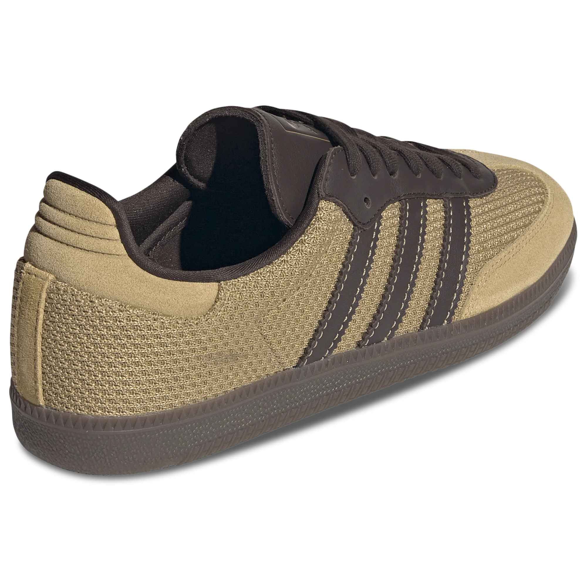 [jr0884] Mens adidas Samba OG 'golden Beige Dark Brown' - Image 3