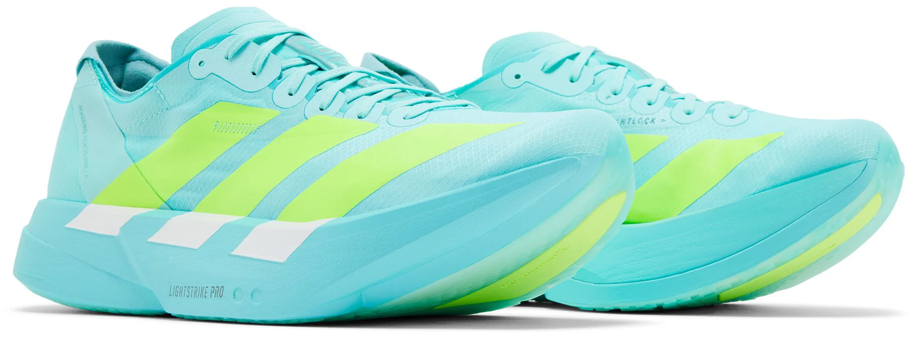 [JR1251] Mens adidas Adizero Adios Pro 4 'Flash Aqua Lucid Lemon' - Image 7
