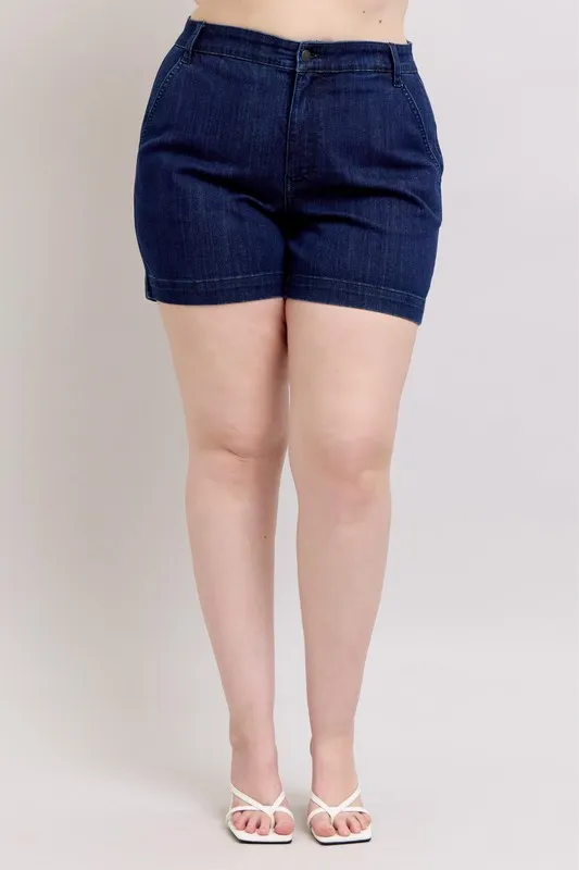 Judy Blue Full Size High Waist Denim Shorts Plus Size - Image 10