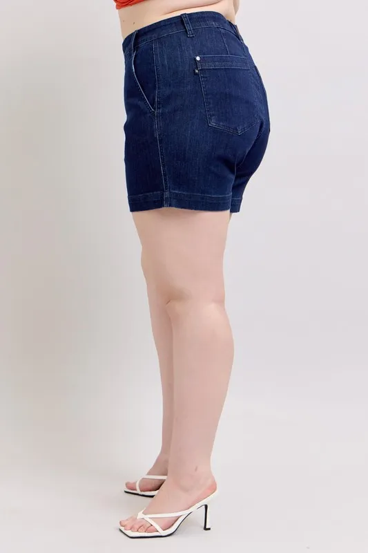 Judy Blue Full Size High Waist Denim Shorts Plus Size - Image 13