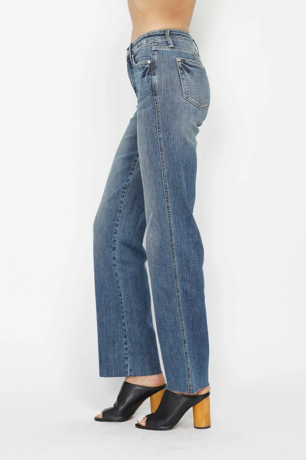 Judy Blue Full Size Tummy Control Straight Jeans - Image 4