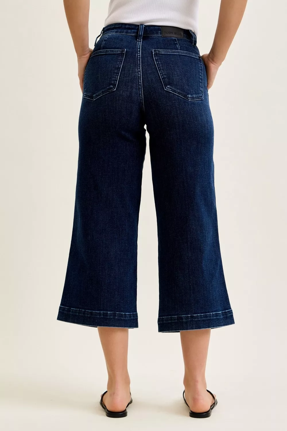 Judy Blue High Waist Ankle Wide Jeans - Image 5