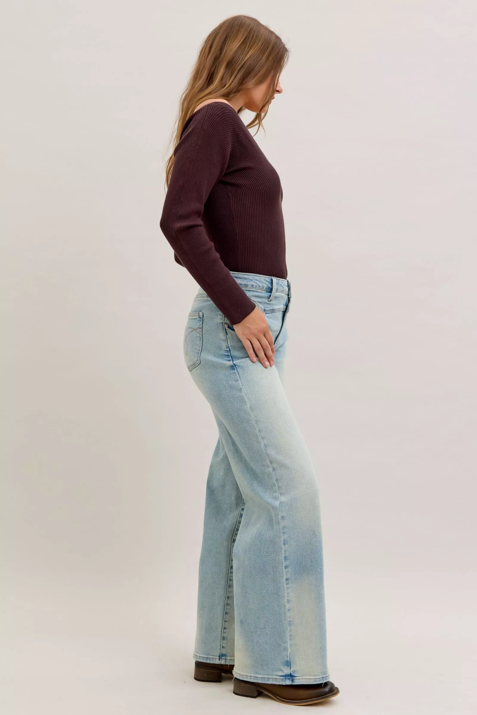 Judy Blue High Waist Column Straight Jeans - Image 6