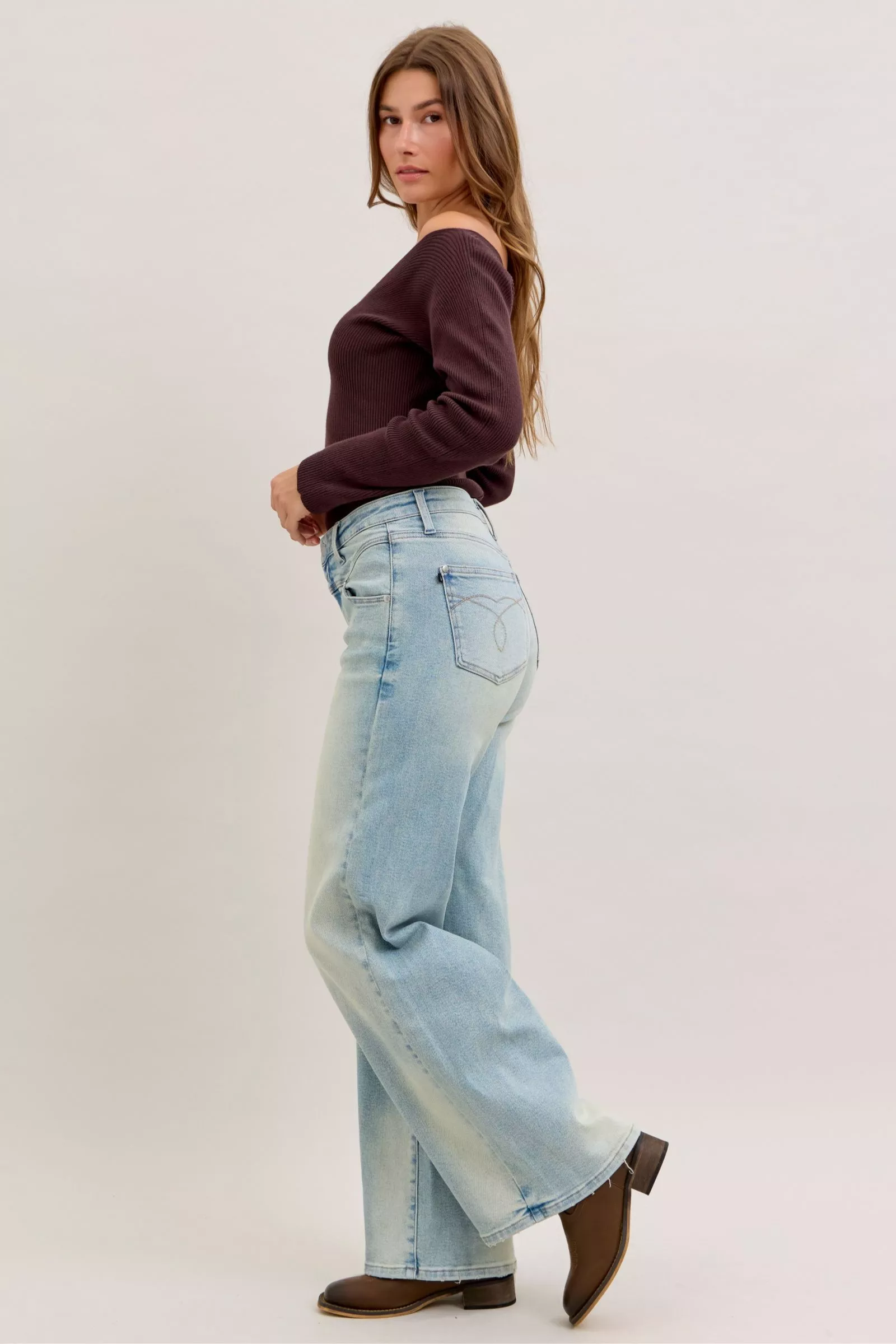 Judy Blue High Waist Column Straight Jeans - Image 8