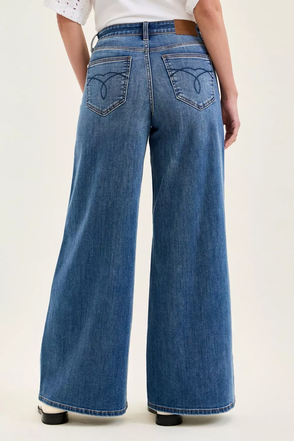 Judy Blue High Waist Palazzo Jeans - Image 4