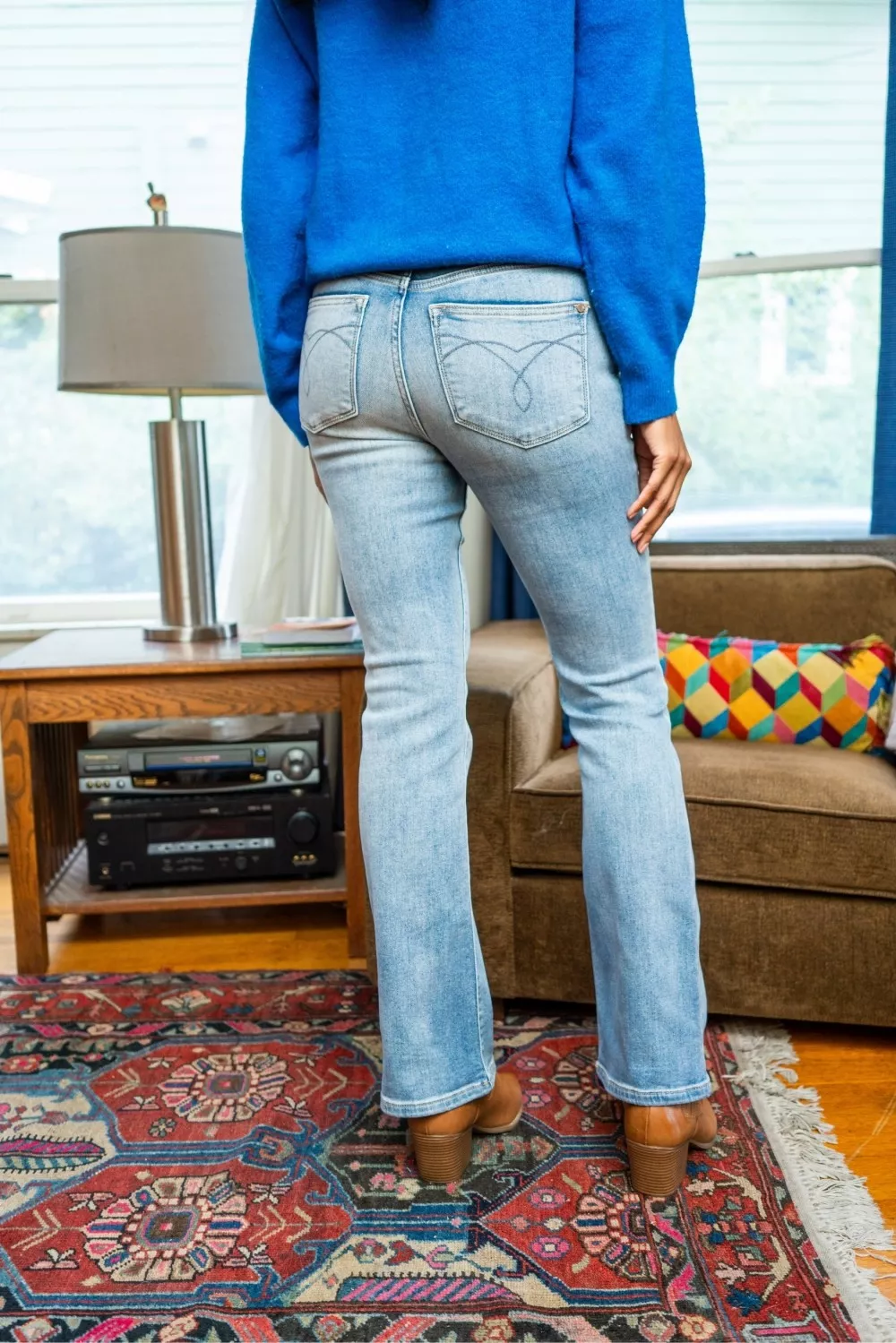 Judy Blue Mid Rise Thermal Bootcut Jeans - Image 6
