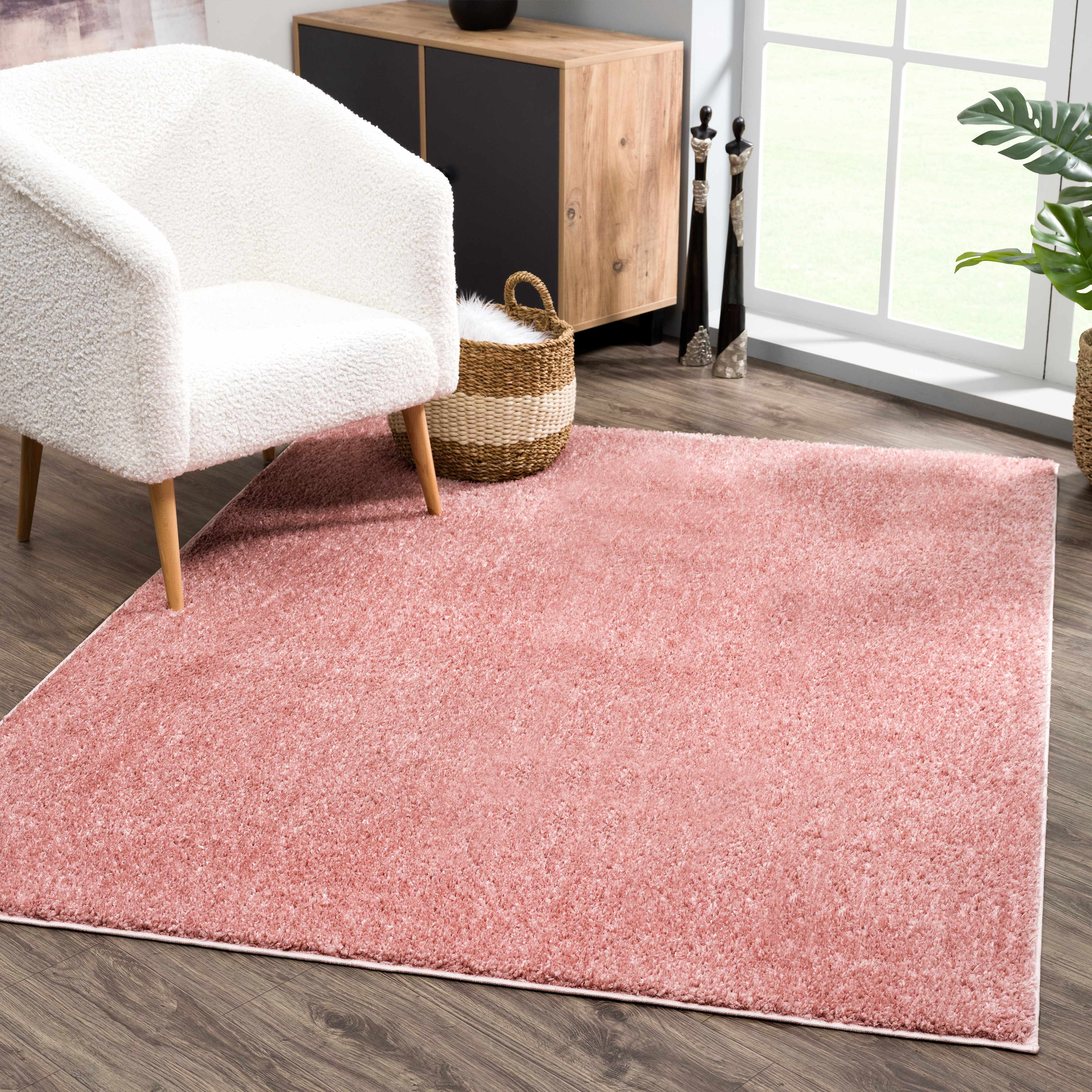 Judy Pink Plush Washable Area Rug - Clearance - Image 3