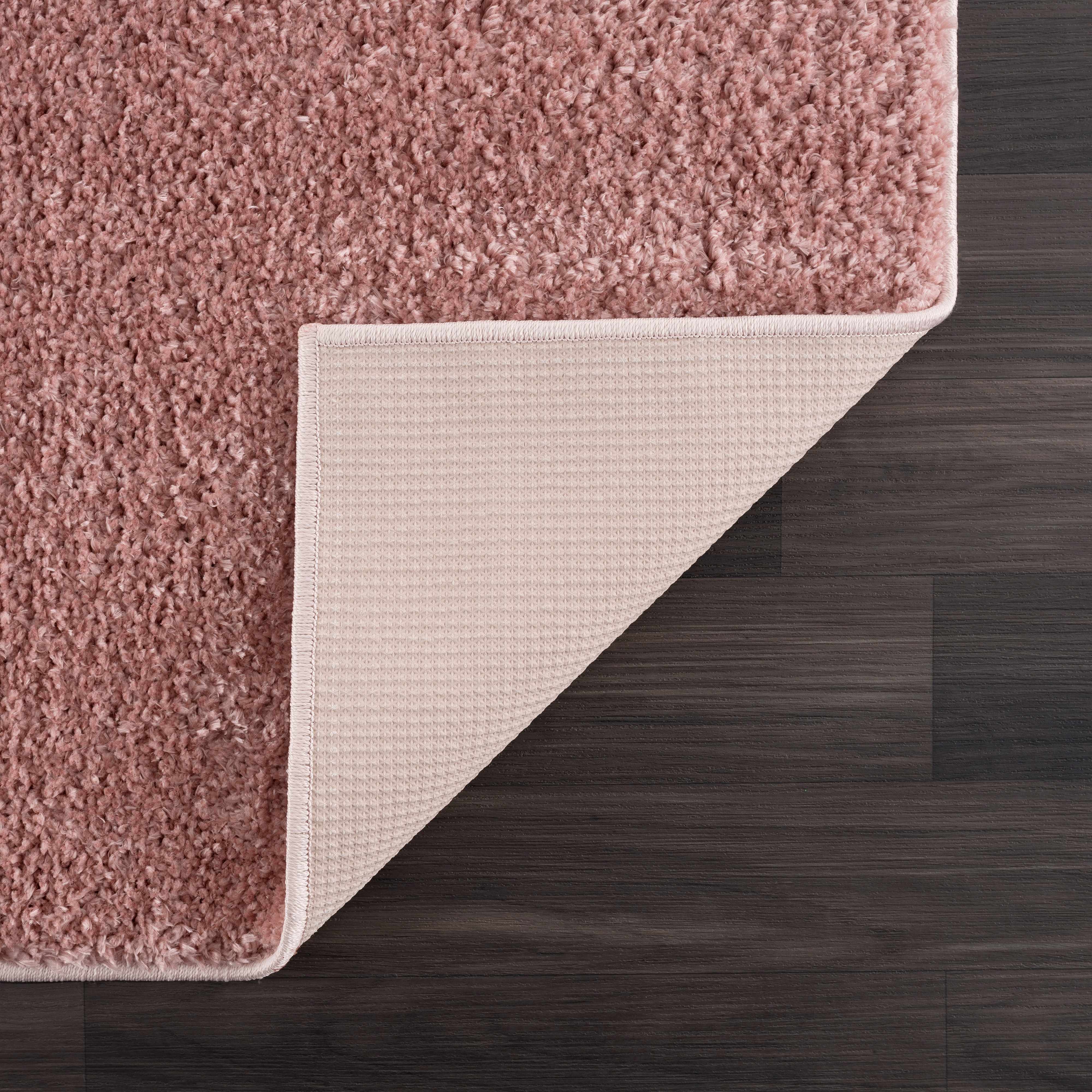 Judy Pink Plush Washable Area Rug - Clearance - Image 6