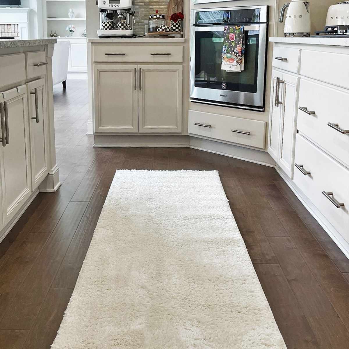 Judy White Washable Area Rug - Clearance - Image 16