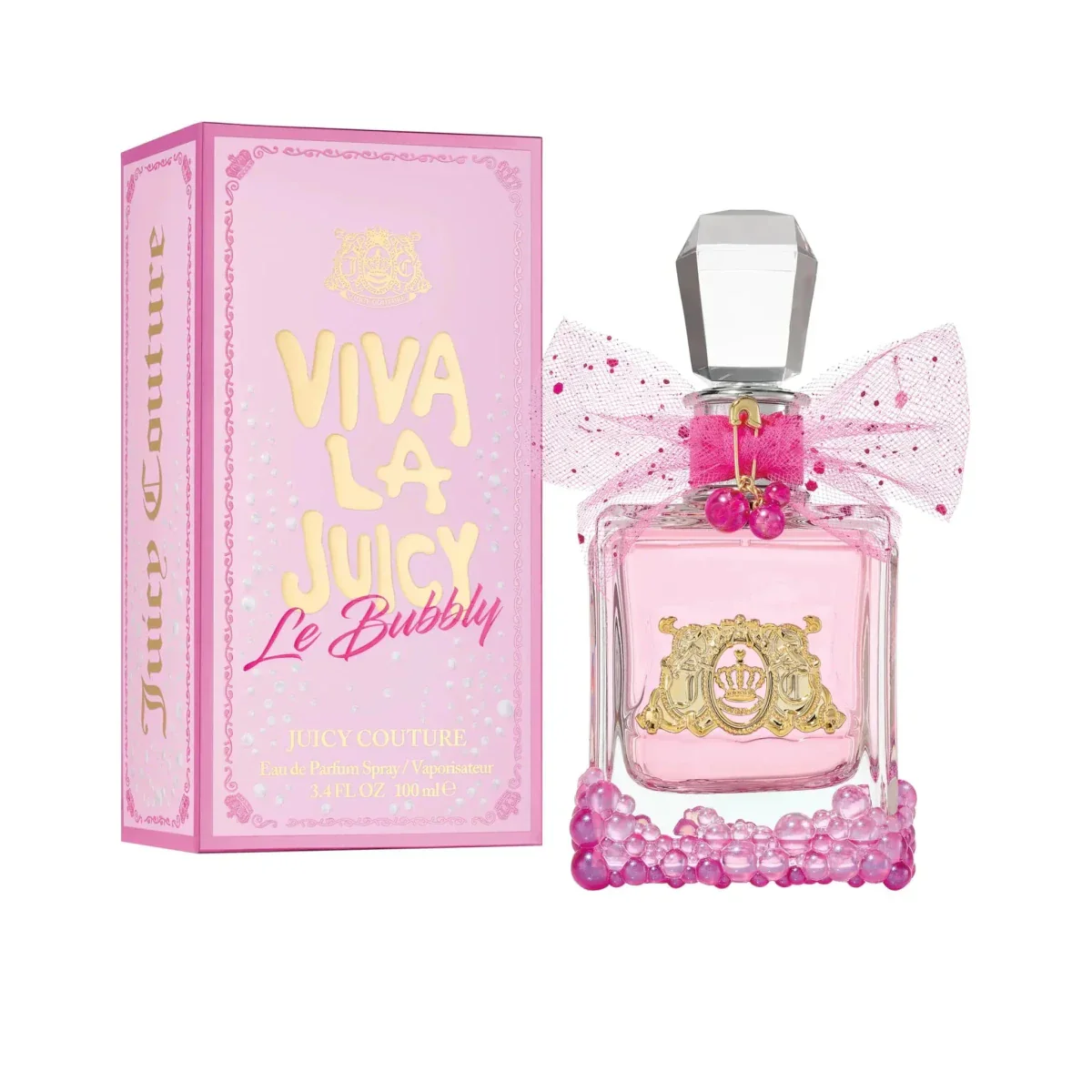 Juicy Couture Viva La Juicy Le Bubbly Eau De Parfum Luxury Womens Perfume with Notes of Champagne Inspired Pink Berries Gardenia Jasmine & Amber - Fruity & Sweet EDP Spray 3.4 Fl Oz - Image 2