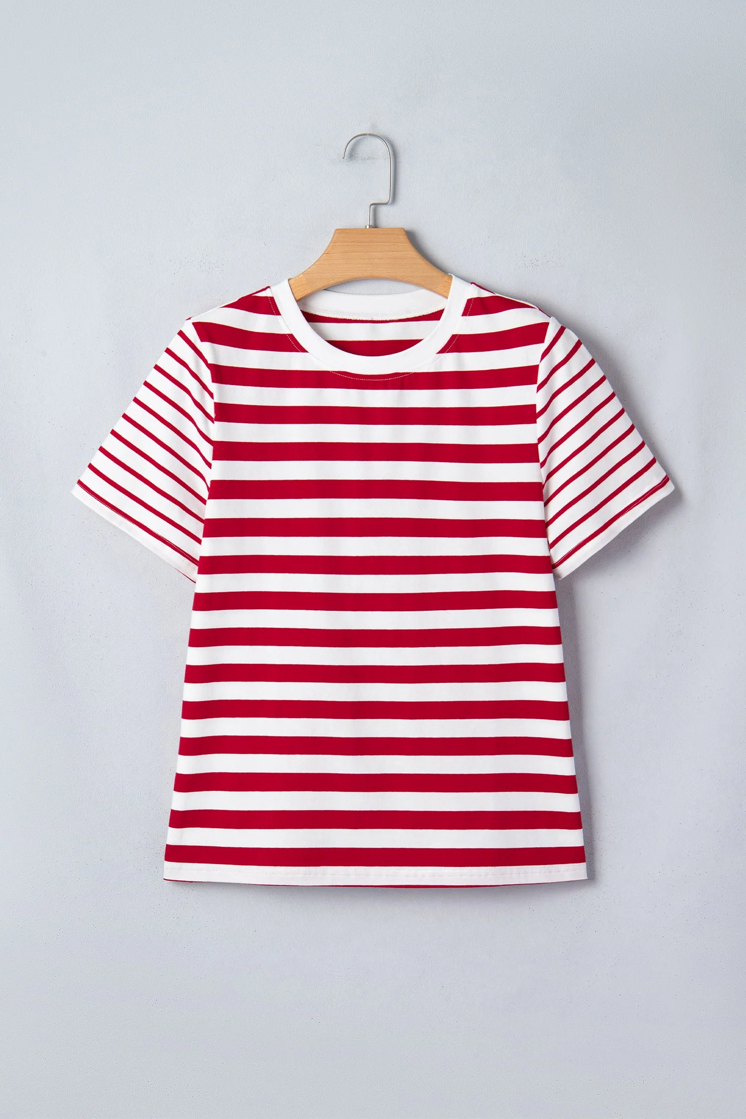Threaded Pear June Stripe Patchwork T Shirt - Image 9