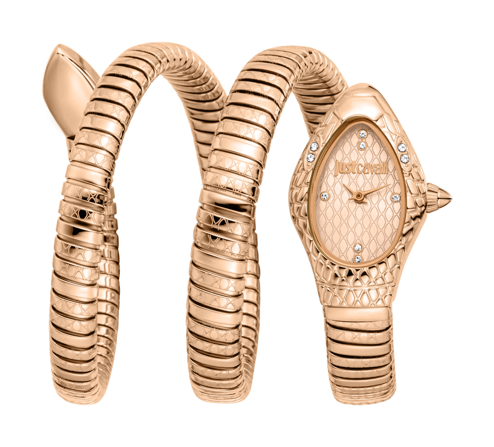 Just CAVALLI Women Watch, Rose Gold Color Case, Rose Gold Dial, Rose Gold Color Metal Bracelet, 2 Hands, 3 Atm - Image 6
