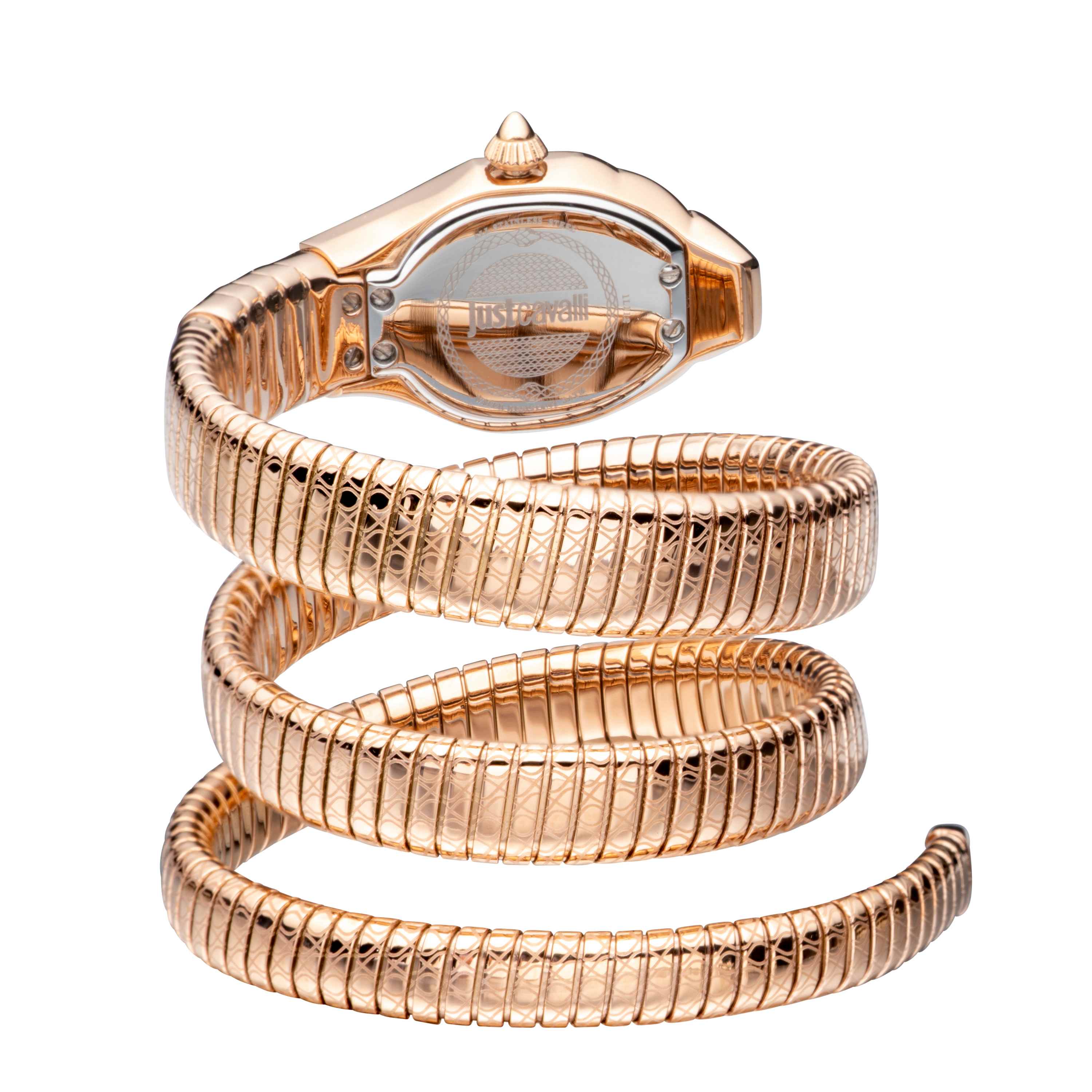 Just Cavalli Women's Just Glam EVO 1 Rosegold Dial Rose Gold Bracelet Watch - Image 3