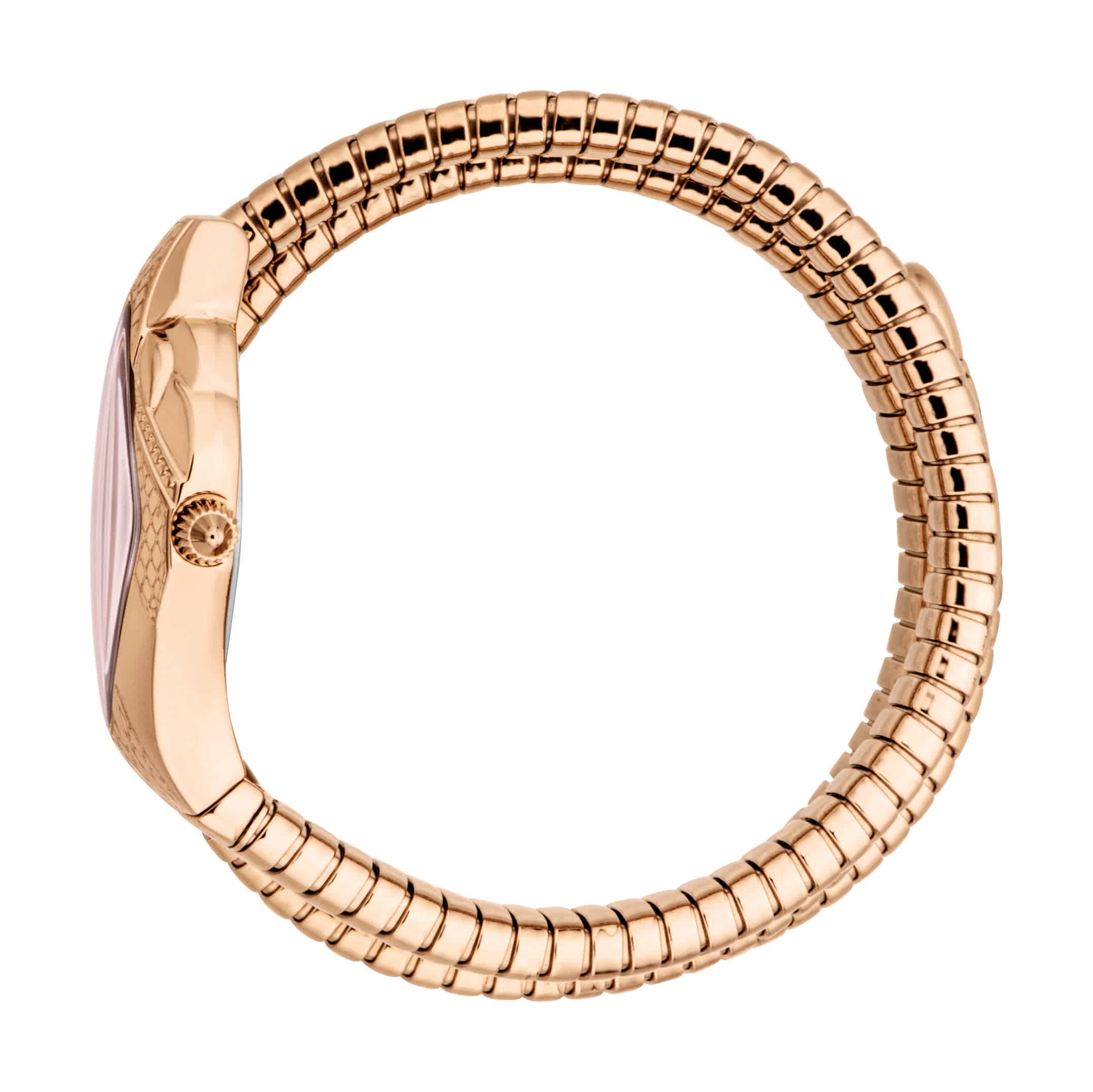 Just CAVALLI Womens's Snake Watch, Rose Gold Color Case, Light Pink Dial, Rose Gold, Stainless Steel Bracelet Jc1l307m0045 - Image 2