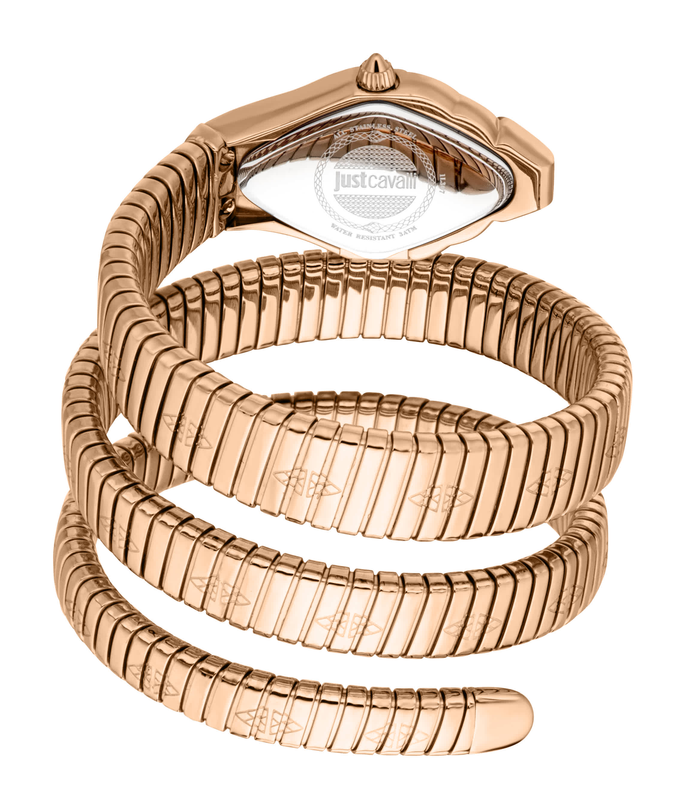 Just CAVALLI Womens's Snake Watch, Rose Gold Color Case, Light Pink Dial, Rose Gold, Stainless Steel Bracelet Jc1l307m0045 - Image 3