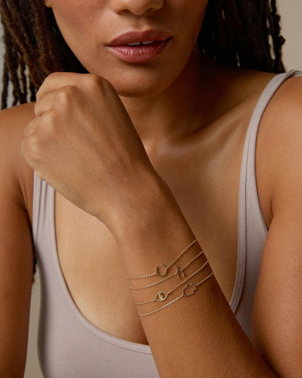 Just For Luck Wishbone Bracelet - Image 5