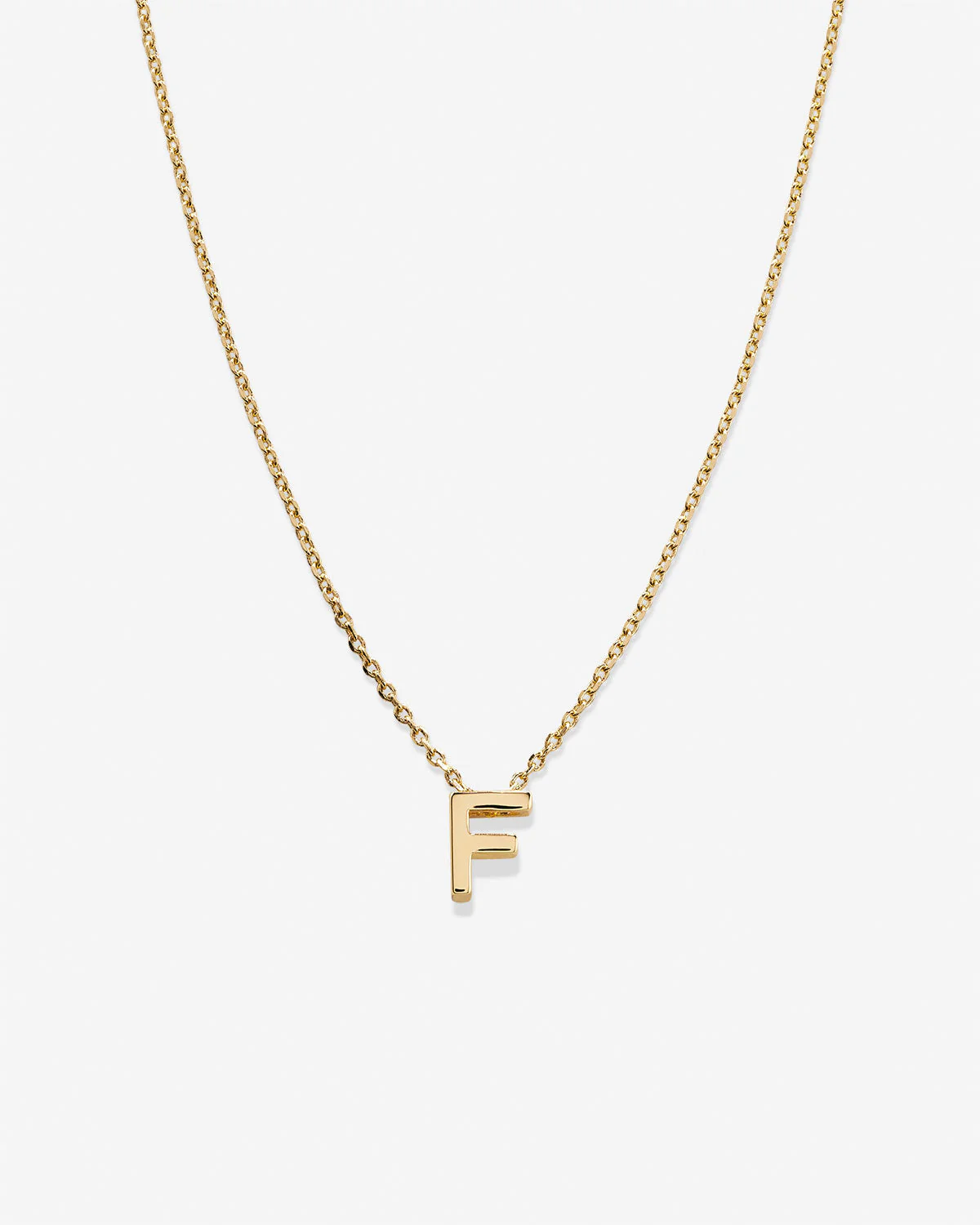 Just For You Initial Necklace — F - Image 3
