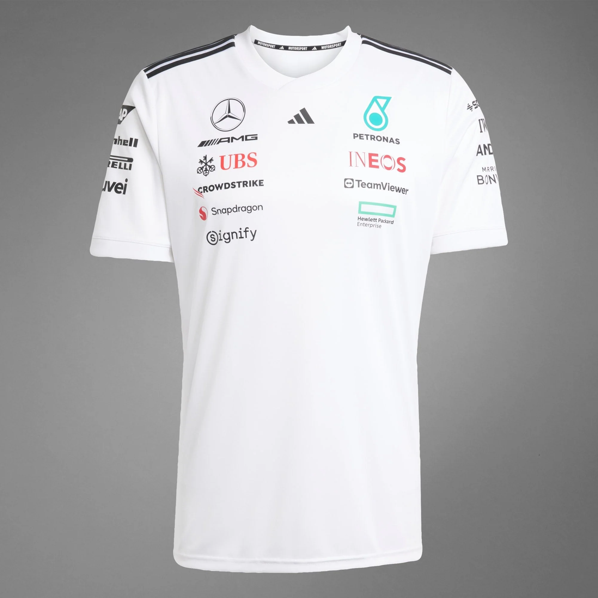 [jx5798] Mens adidas Mercedes - Amg Petronas Formula One Team Driver Jersey