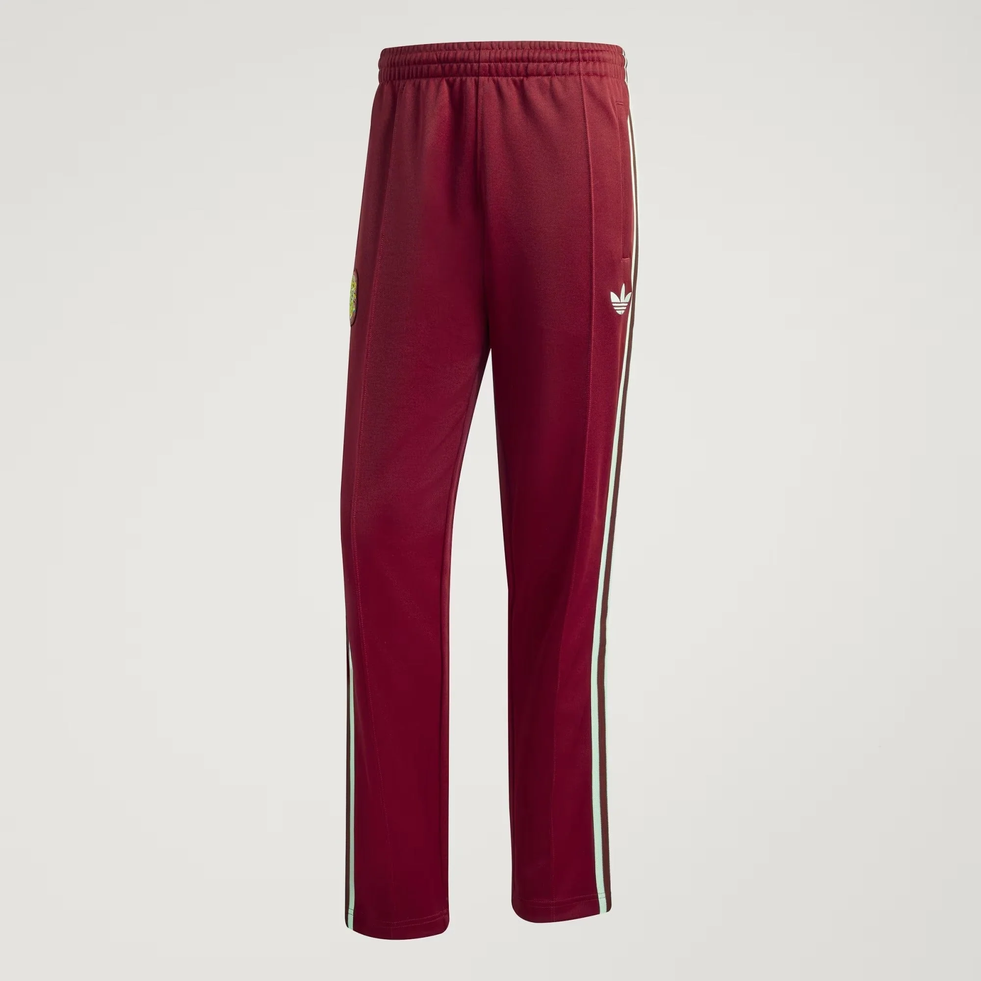 [jz2255] Mens Adidas Fef Spain Originals Track Pants - Team Coll Burgundy - Image 6