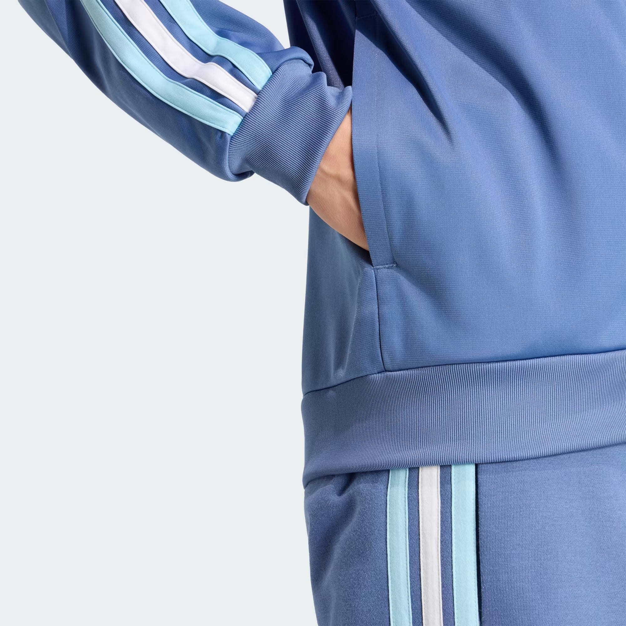 [jz6289] Mens Adidas Afa Argentina Dna Track Top - Crew Blue - Image 6