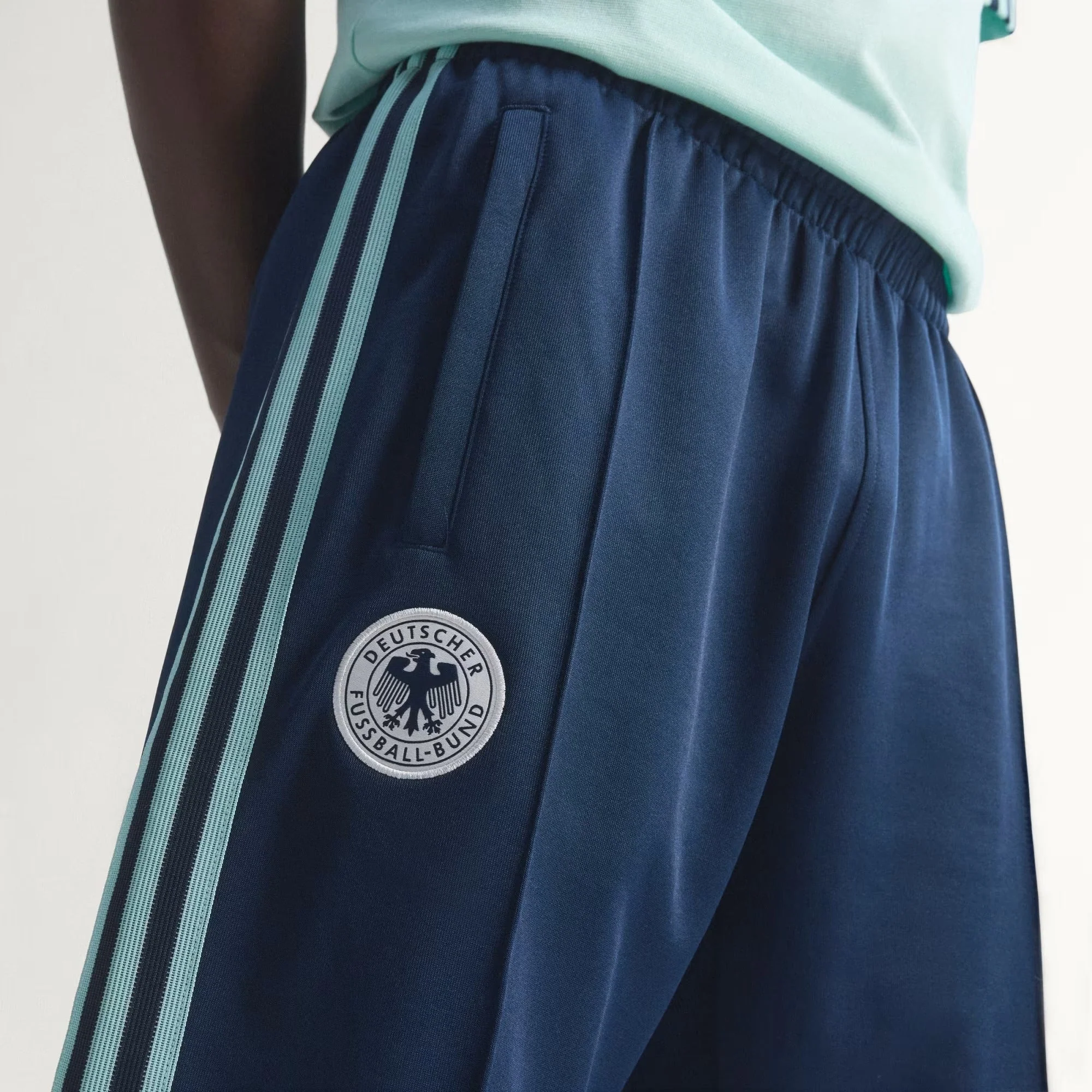 [jz9341] Mens Adidas Dfb Germany Originals Track Pants - Conavy - Image 6