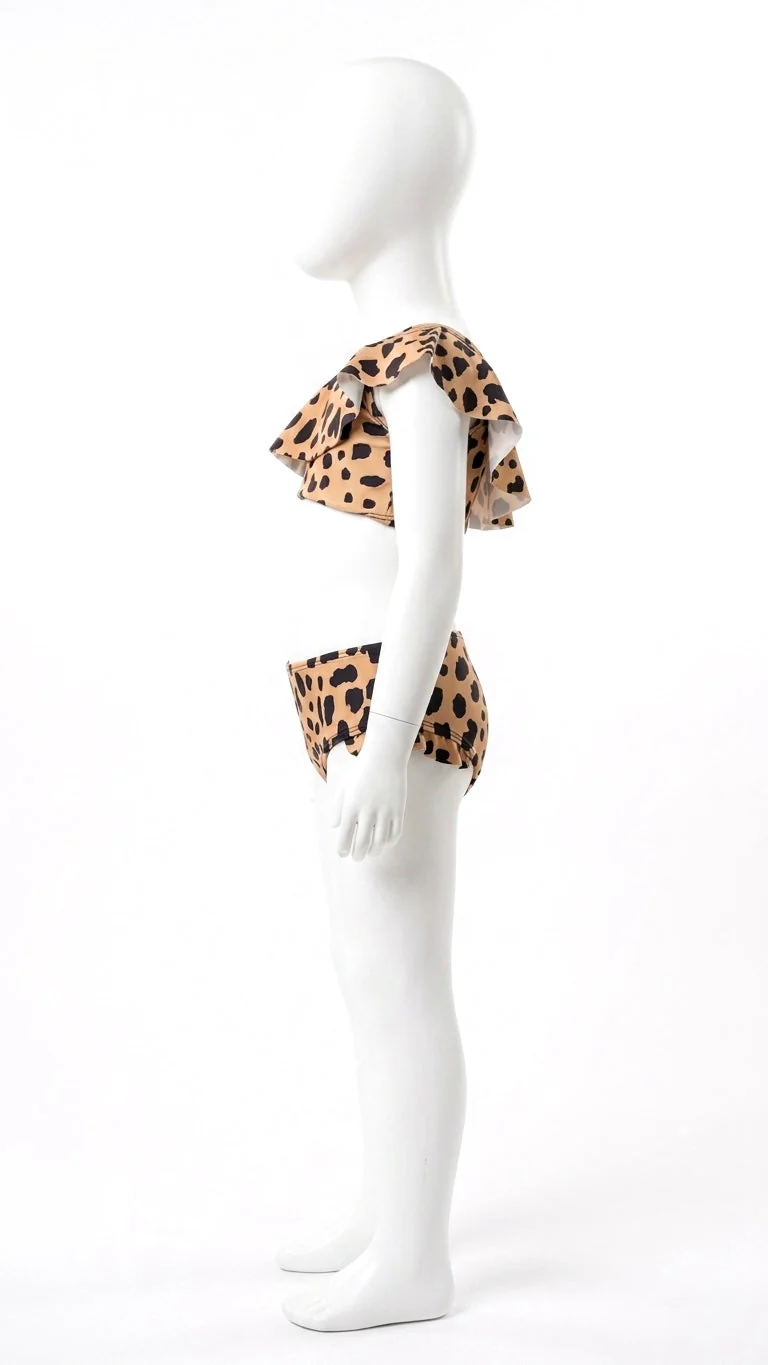 Marina West K4711 Kids Bikini Set (Leopard) - Image 3