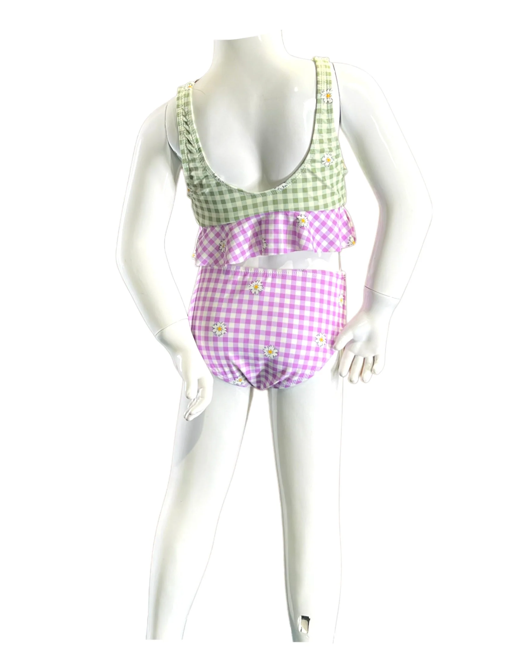 Marina West K4717 Bikini Set (Gingham Daisy) - Image 3