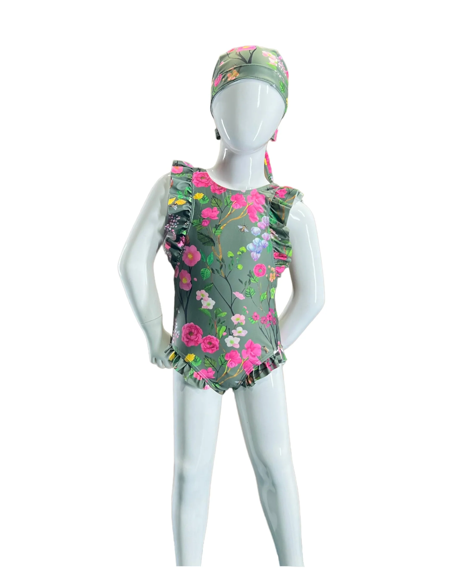 Marina West K4721 One Piece Swimsuit (Cherry Blossom Forest) - Image 4