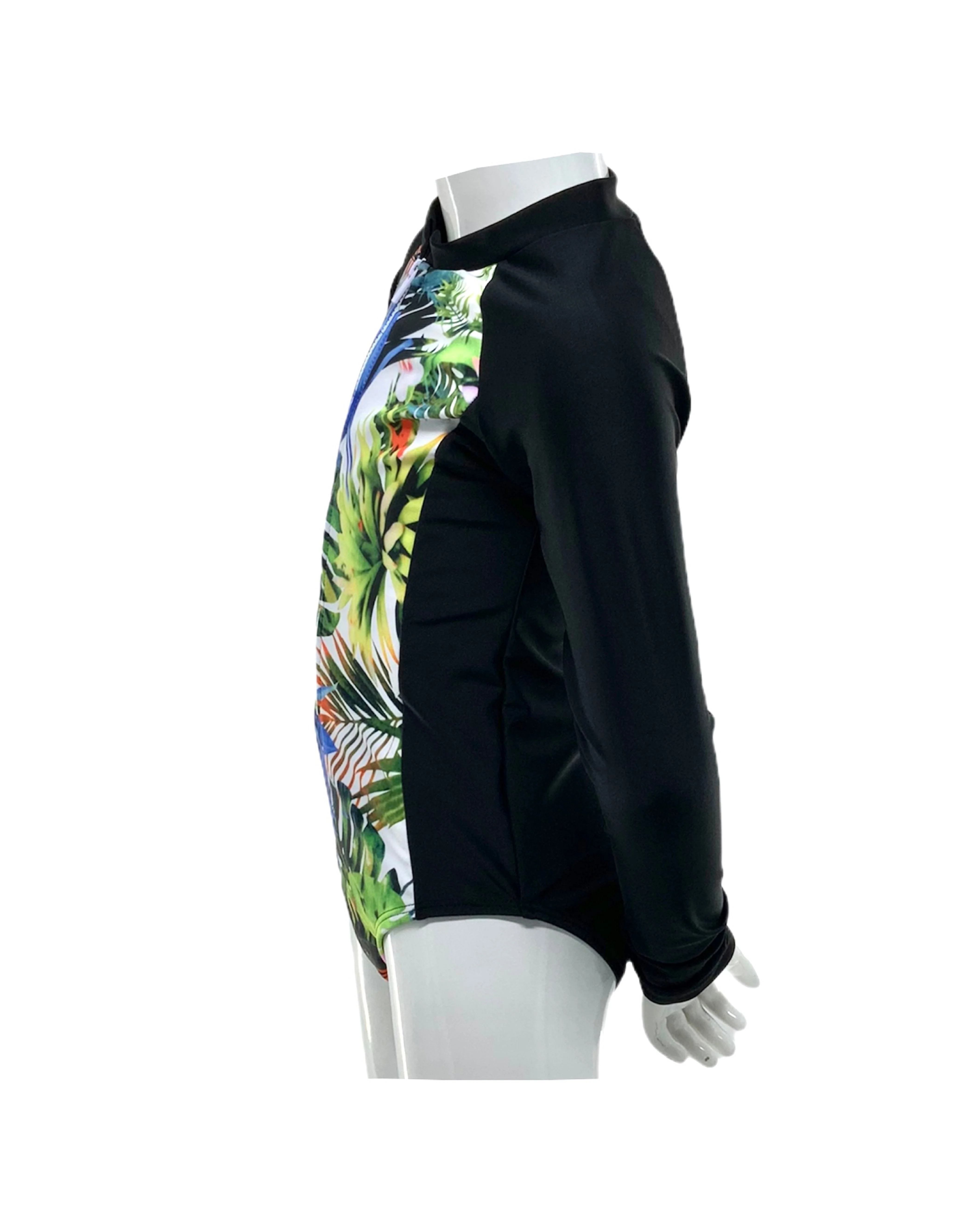 Marina West K4802 One-Piece Rash Guard Swimsuit (Tropic White) - Image 2
