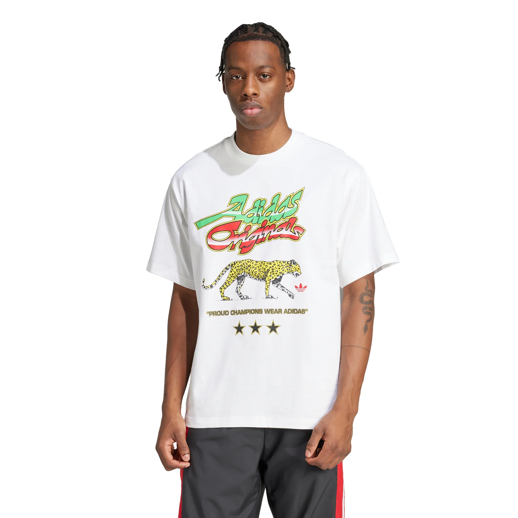 [ka4575] Mens adidas Champ Graphic T-shirt - Image 3