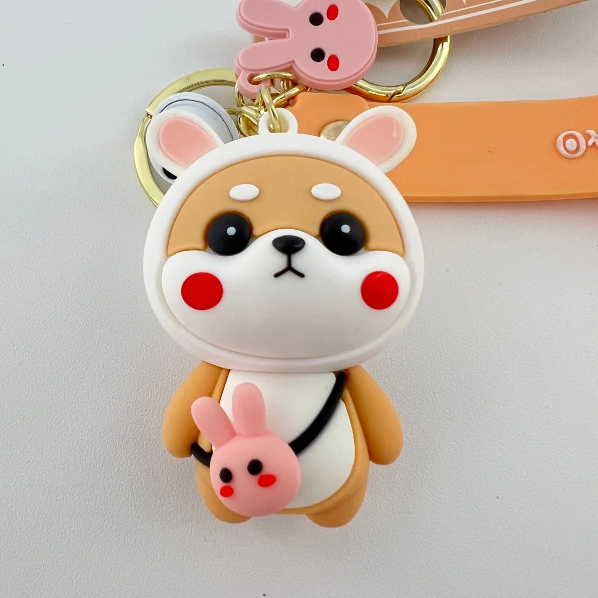 Kawaii Bunny Shiba Inu Keychain for Keys and Cute Gift Giving - Image 7