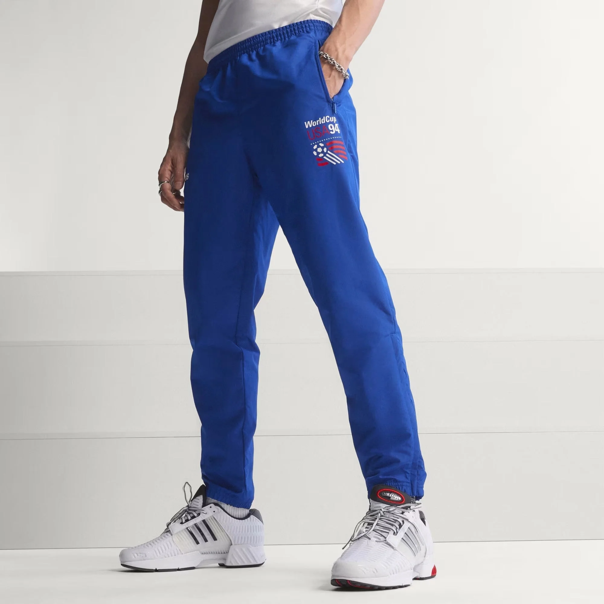 [kc5449] Mens Adidas Usa 94 Graphic Woven Track Pants - Royblu