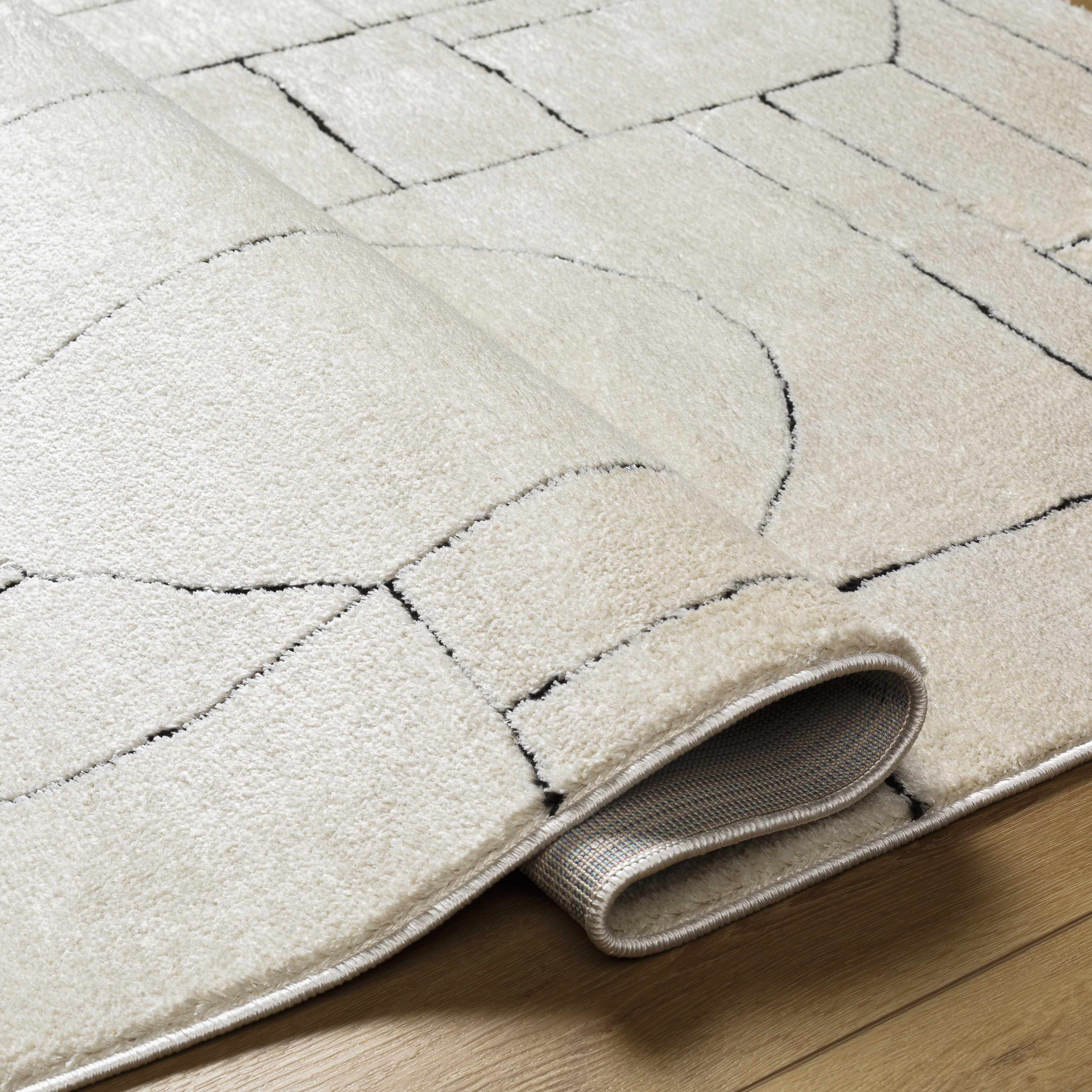 Keats Black & White Area Rug - Clearance - Image 21