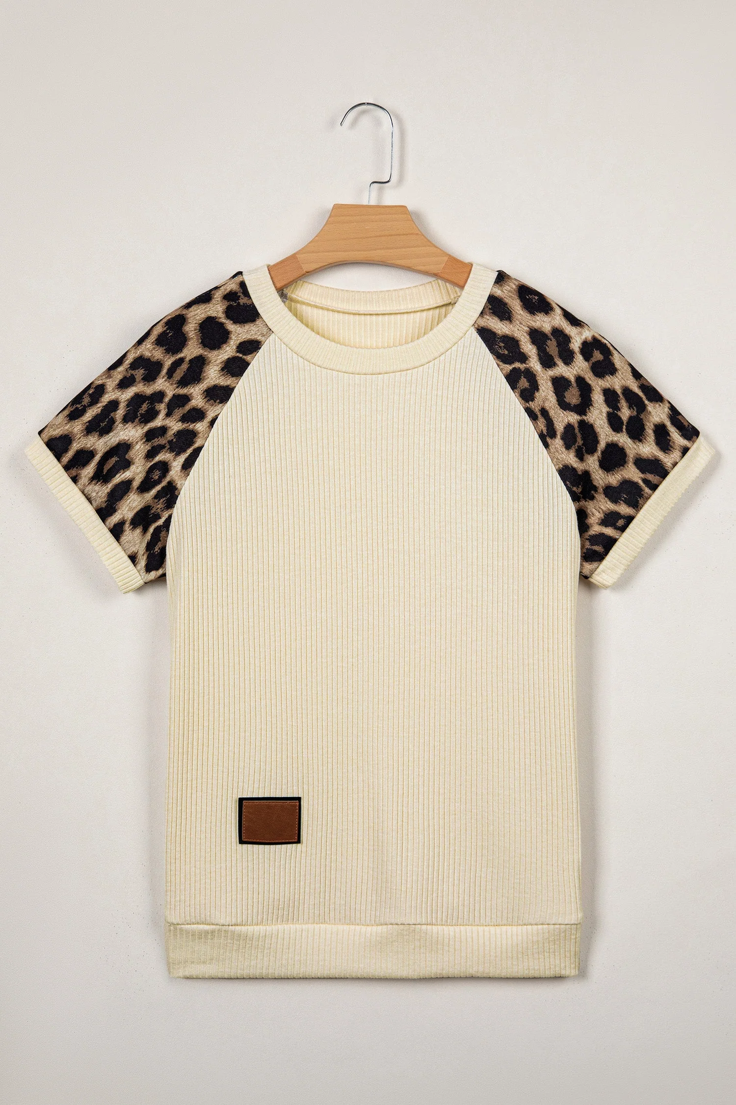 Threaded Pear Keily Contrast Sleeve Loose Tee - Image 3