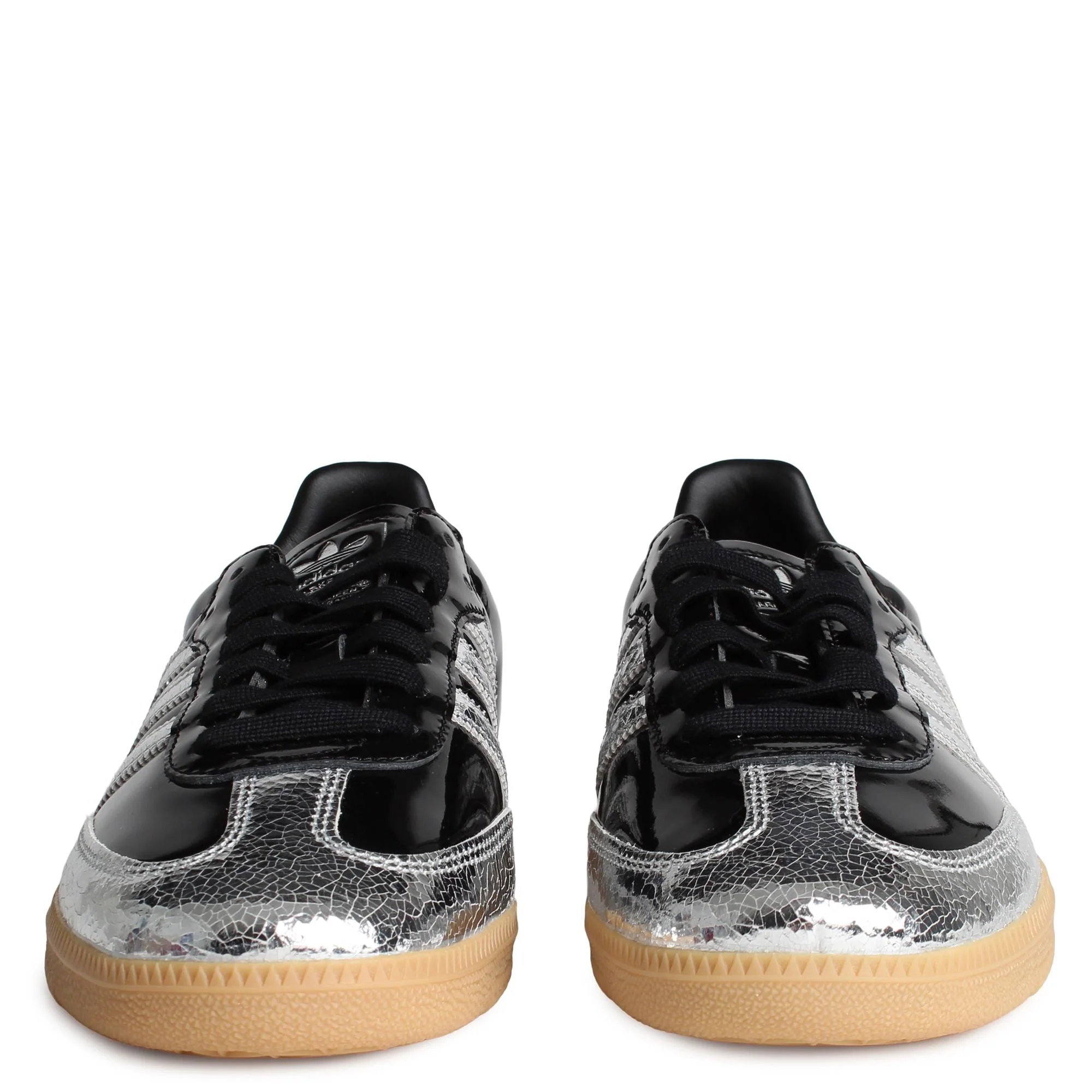 [KI0172] Mens adidas Samba OG 'Patent Black Silver Metallic' - Image 6