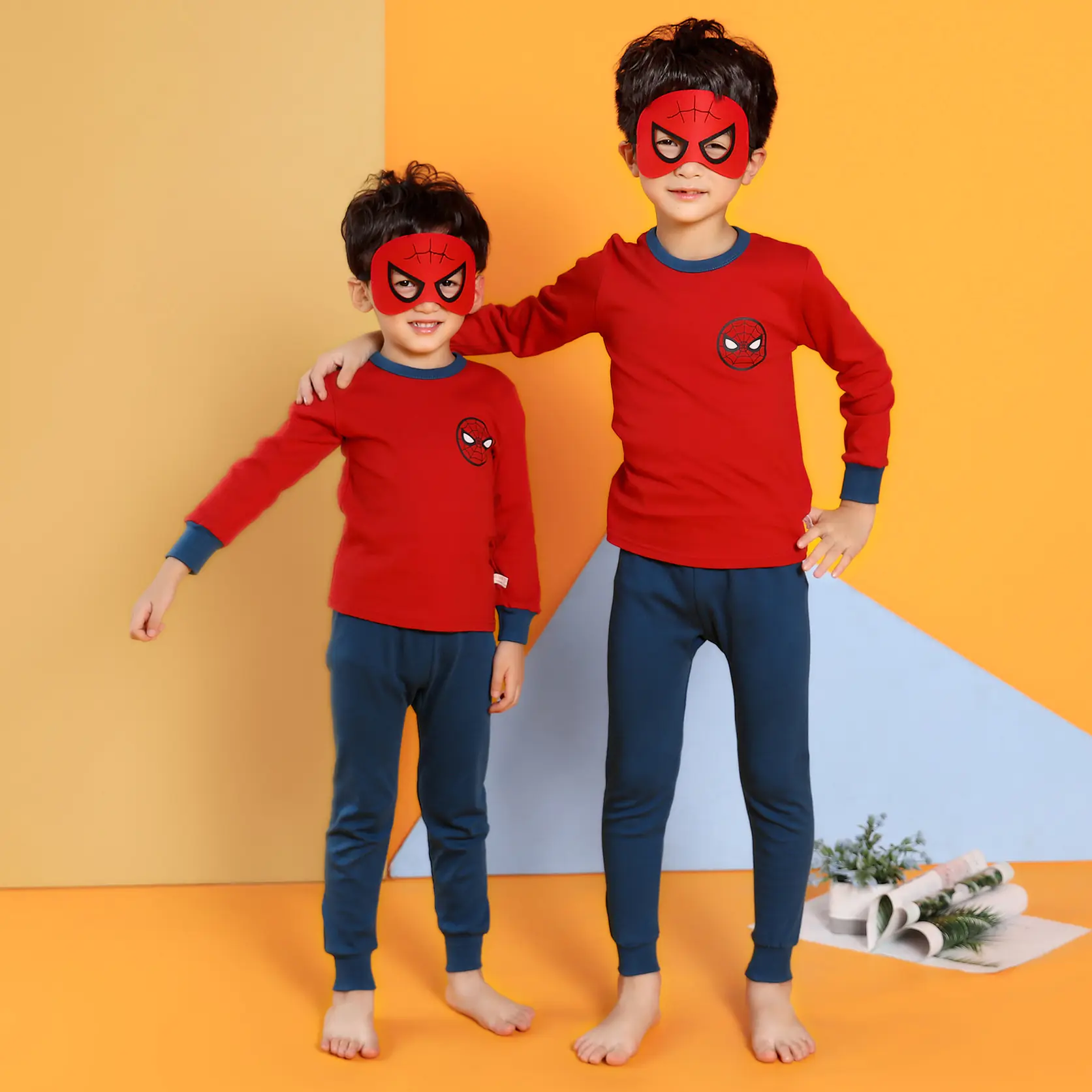 Kids Long Sleeve Cotton Pajama Set for Boys and Girls - Image 15