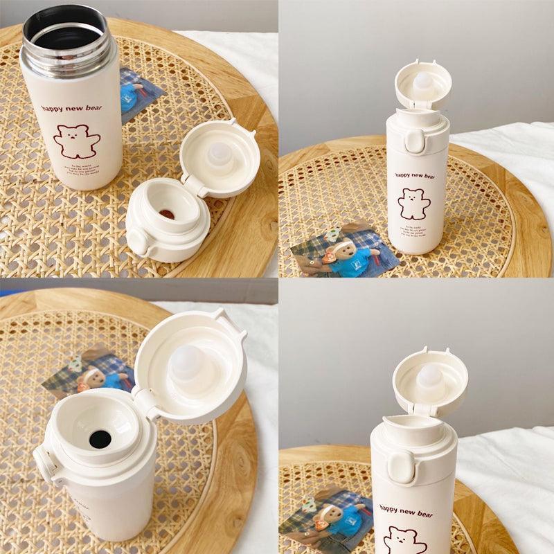 Kids Stainless Steel Water Bottle – 450ml Insulated with Flip Lid - Image 3