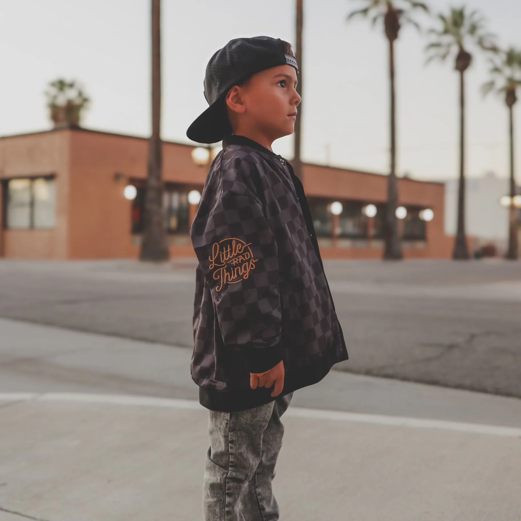 KIDS WATERPROOF LETTERMAN JACKET - CHECKERS - Image 8