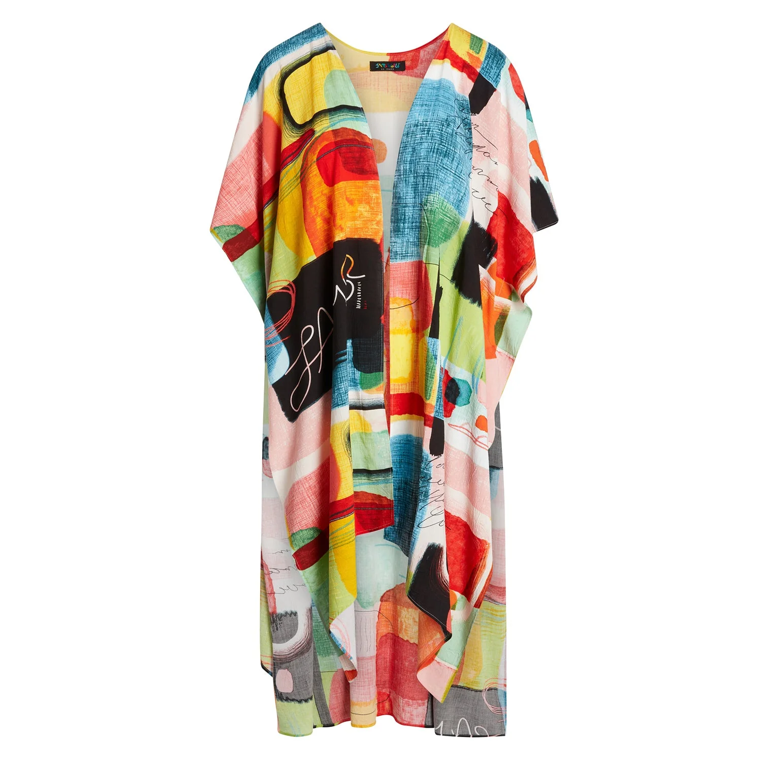 Kimono Jacket - Color Block - Image 3