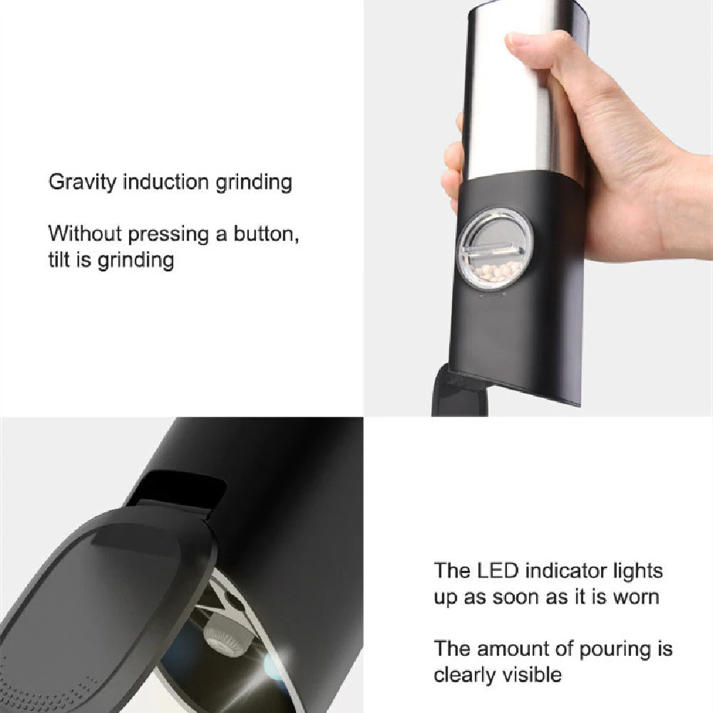 Kitchen Ceramic Pepper Electric Grinder - Image 8