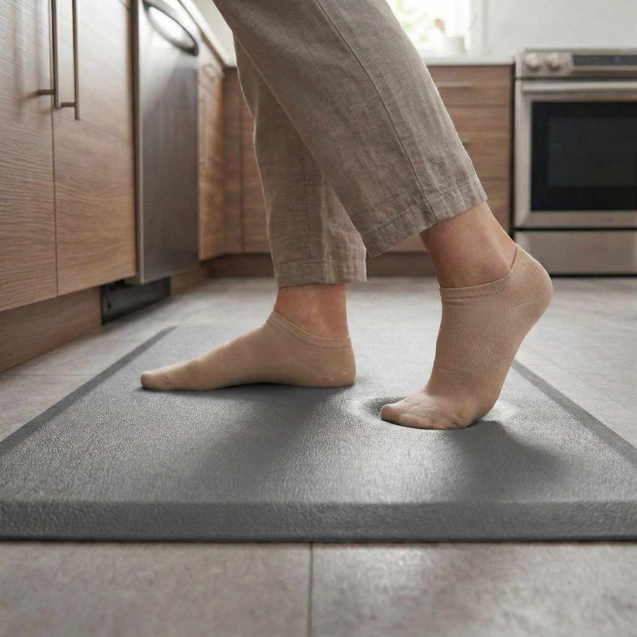 Kitchen Mat, Gray - Image 3