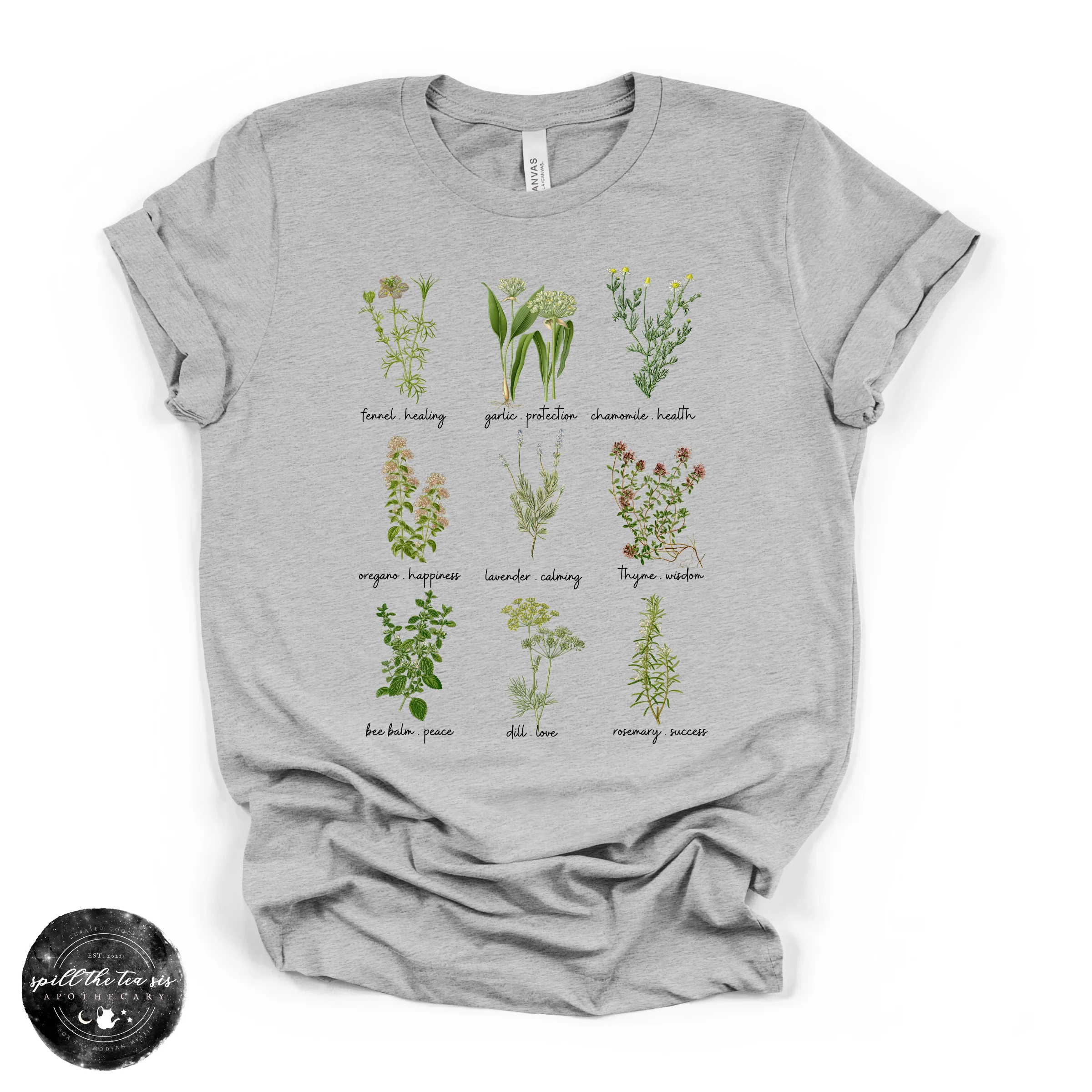 Kitchen Witch Tee ( BLACK DESIGN) | Witchy Kitchen Graphic T-Shirt - Image 3