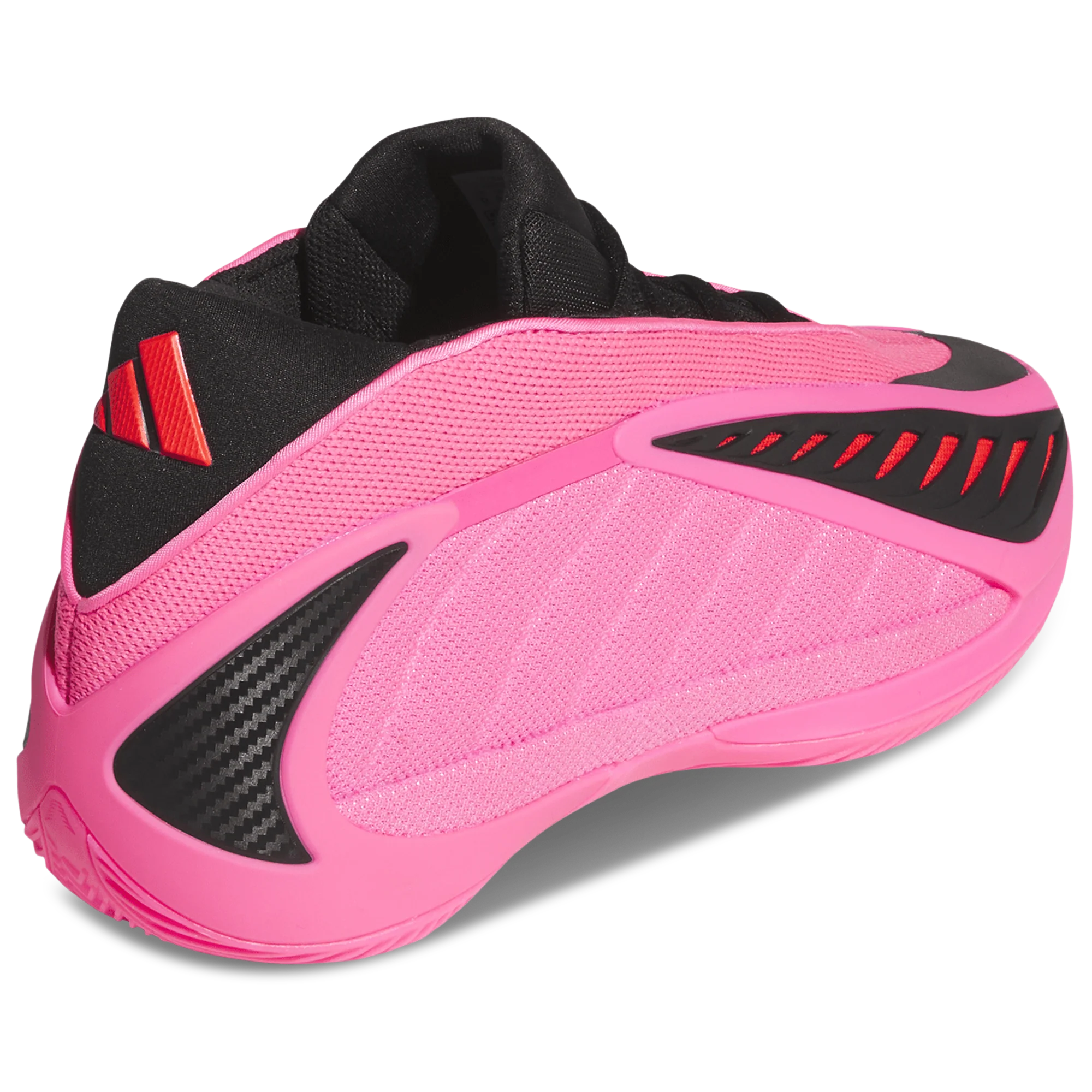 [KJ2363] Mens adidas Anthony Edwards 2 'Lucid Pink Black' - Image 3