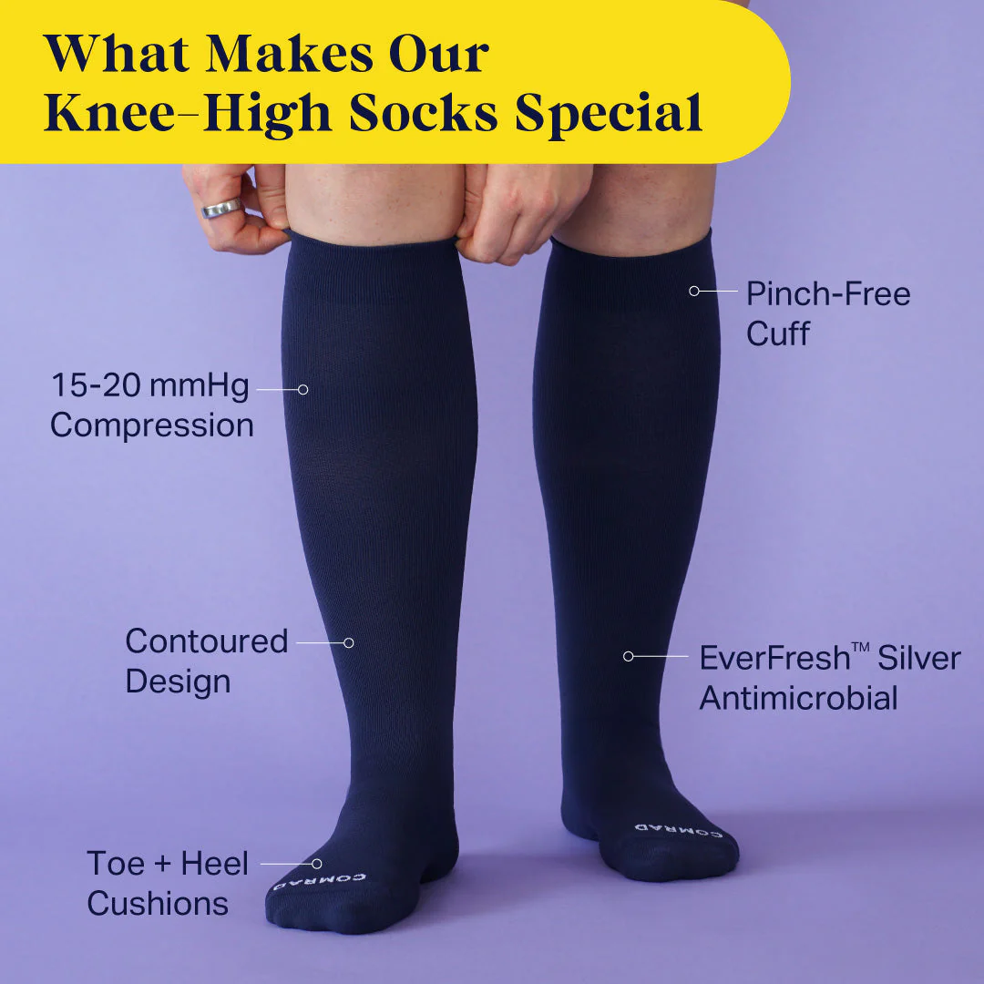 Knee-High Compression Socks – Solid - Image 3