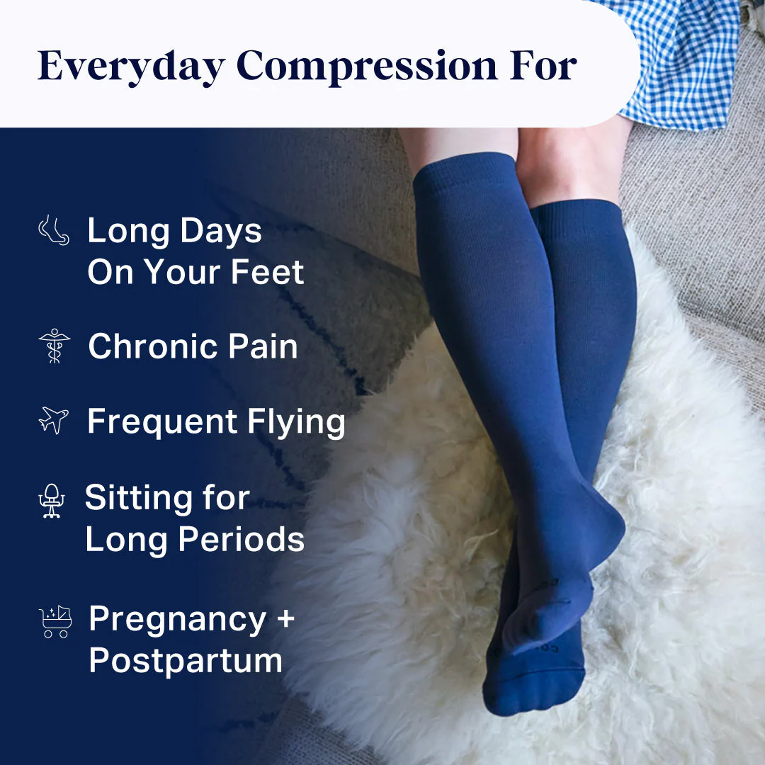 Knee-High Compression Socks - Solid - Image 6